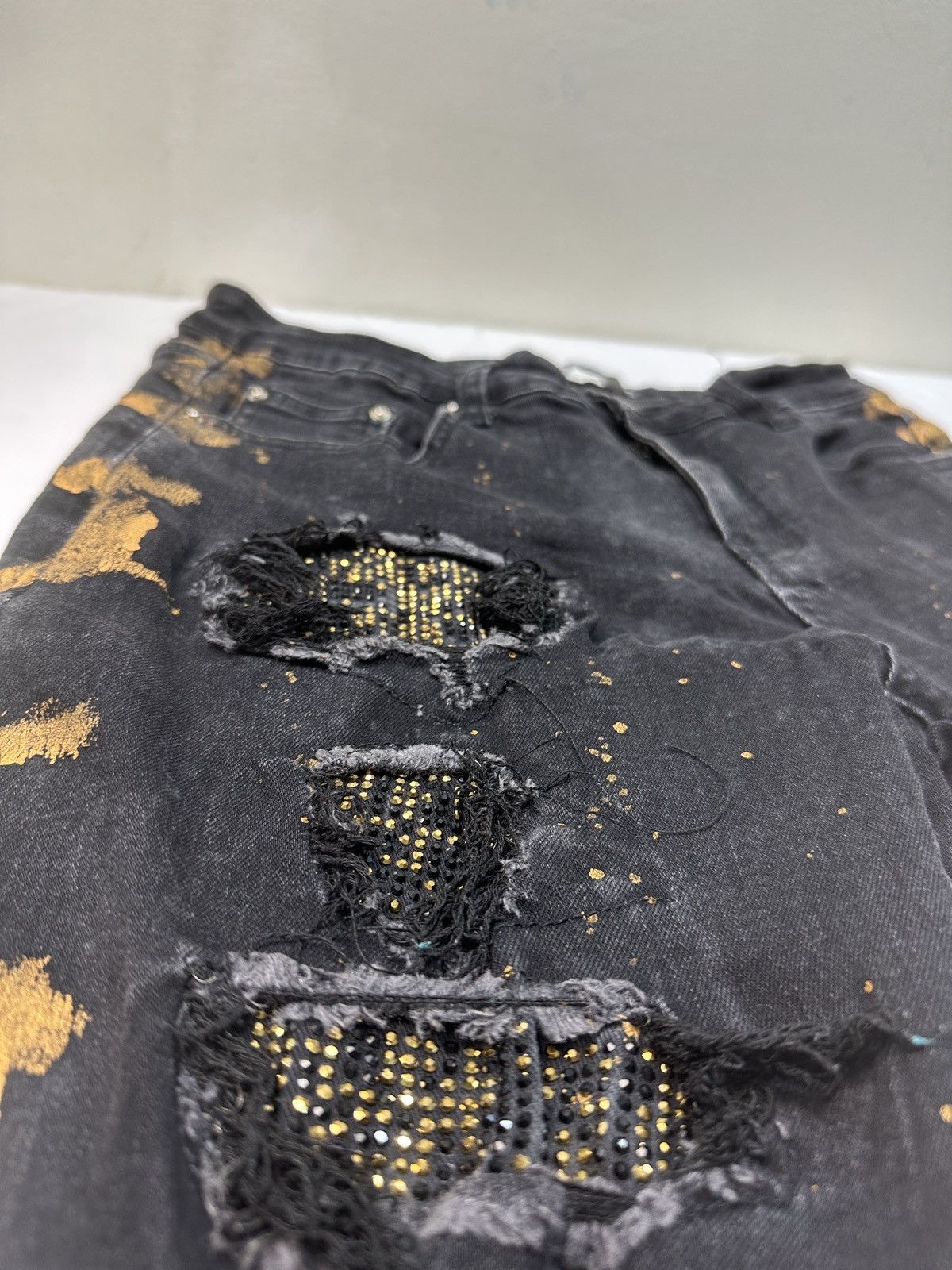 DNA DNA premium wear painting splattered denim jeans Size US 31 - 9 Thumbnail