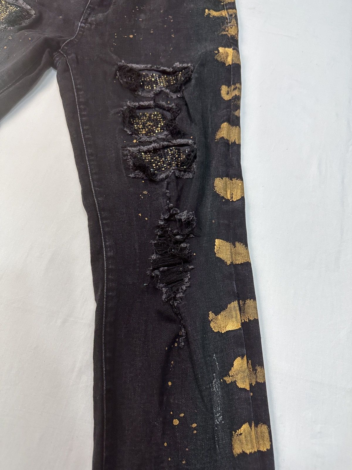 DNA DNA premium wear painting splattered denim jeans Size US 31 - 4 Thumbnail