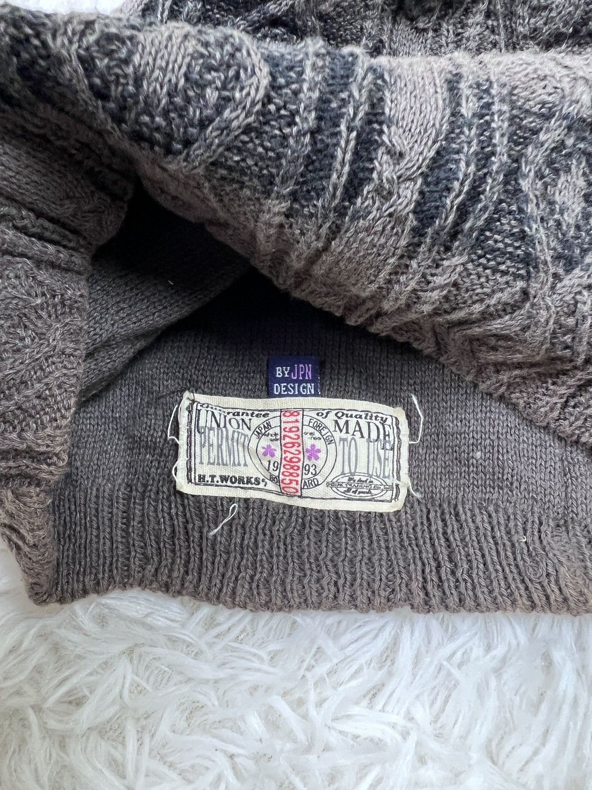 Jun Takahashi Vintage Union Made X Jun Takashi Knitted Winter Beanie Hat Size ONE SIZE - 6 Thumbnail