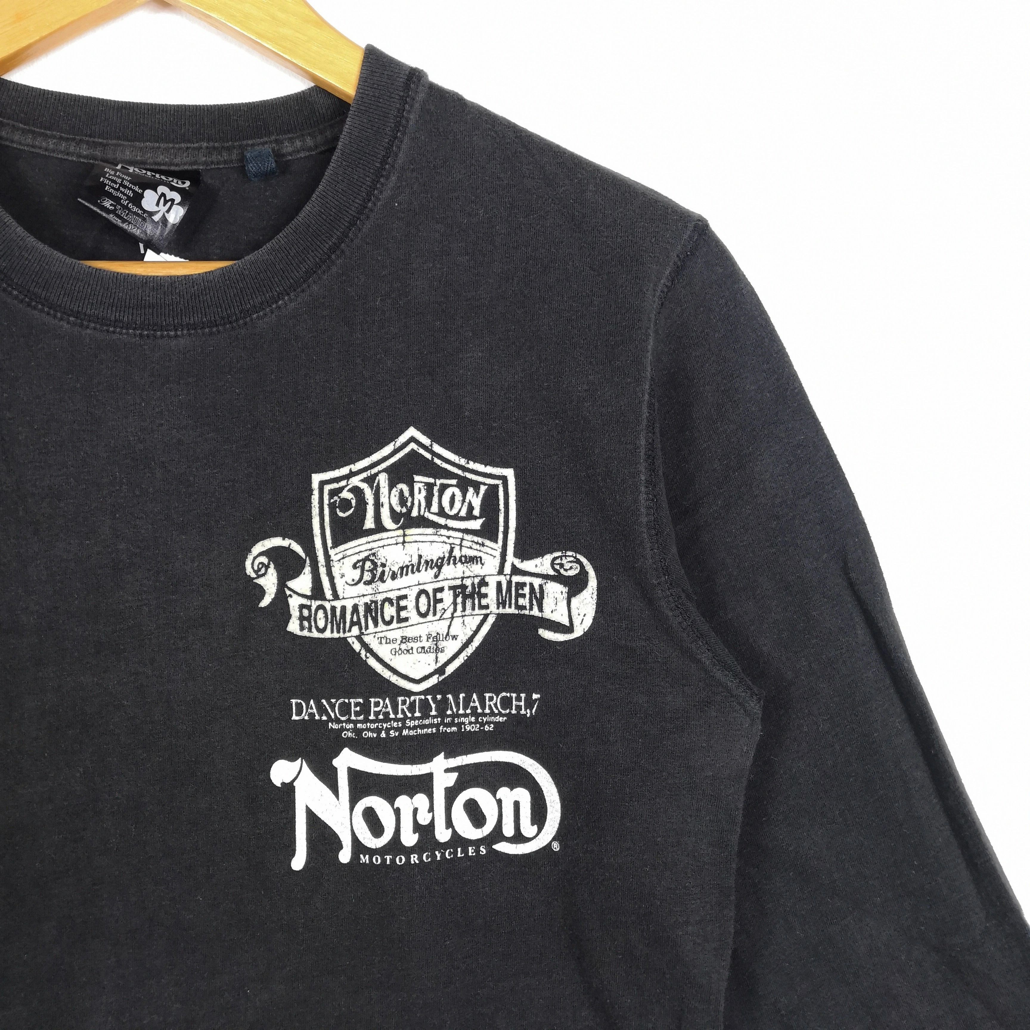 Norton Norton Motorcycle T Shirt Romance of the Men Tees BS18296. Size US S / EU 44-46 / 1 - 6 Thumbnail