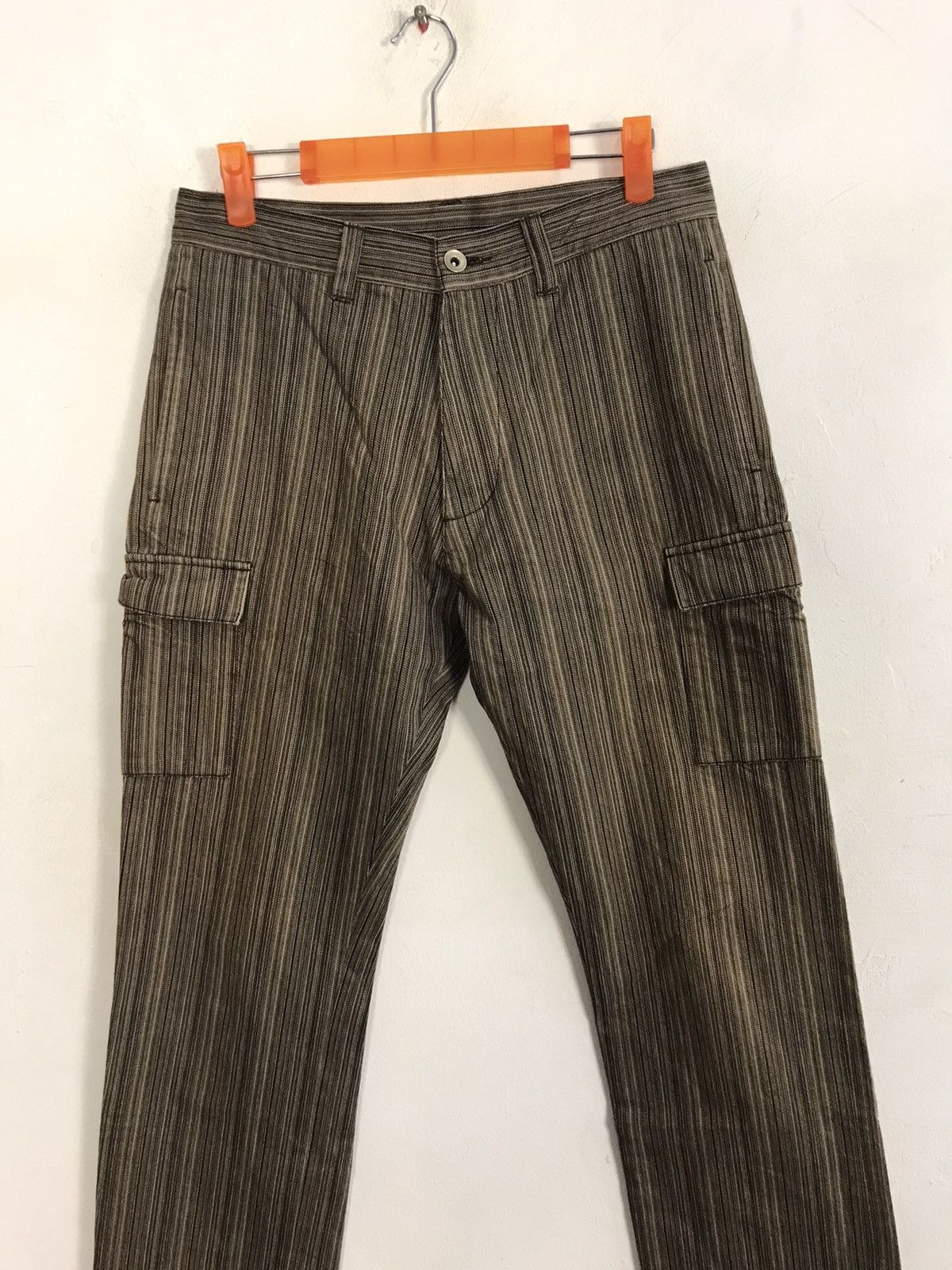 Guess Guess Collection Straight Cut Cargo Tactical Hickory Pants Size US 30 / EU 46 - 3 Thumbnail