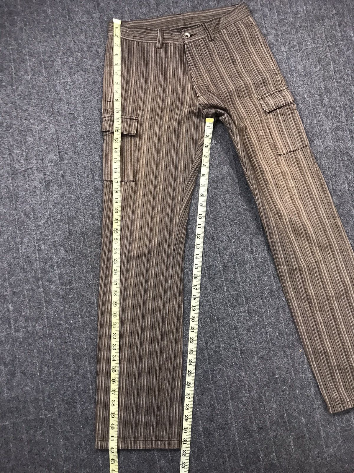 Guess Guess Collection Straight Cut Cargo Tactical Hickory Pants Size US 30 / EU 46 - 12 Thumbnail