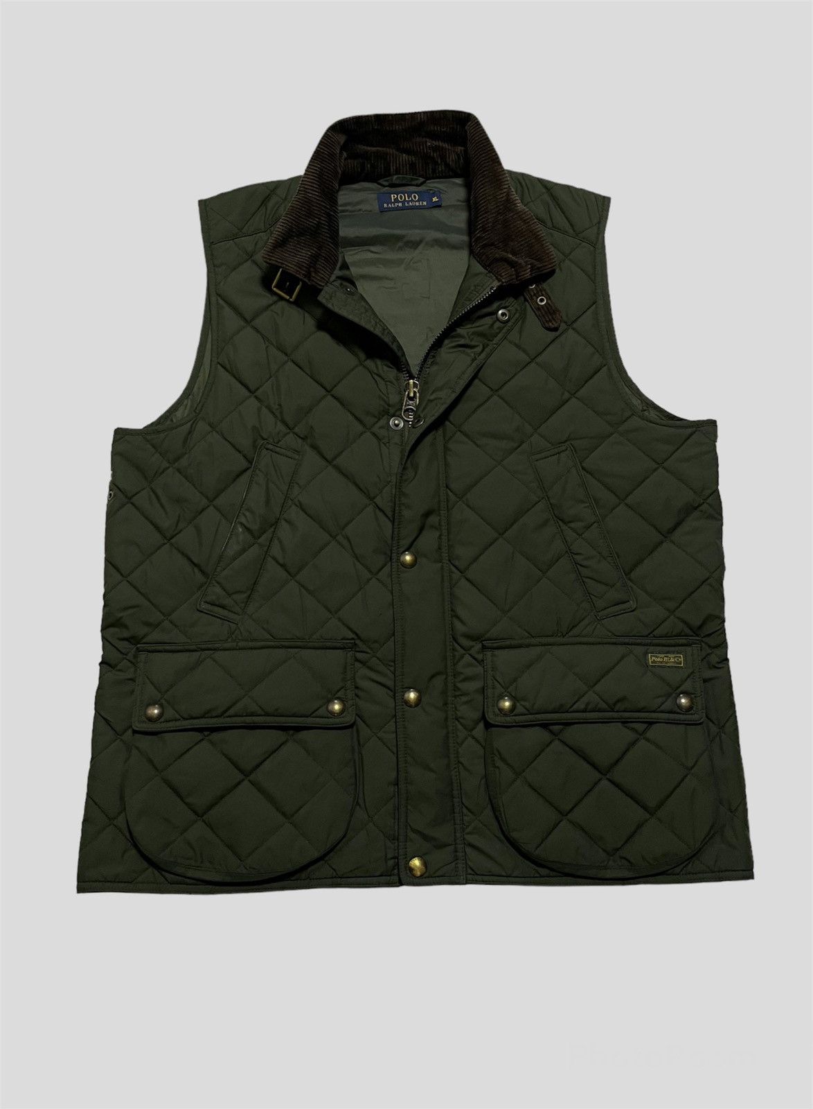 Polo Ralph Lauren RRL Ralph Lauren Vintage Vintage Polo Ralph Lauren Vest Multipocket Classic Olive Grailed