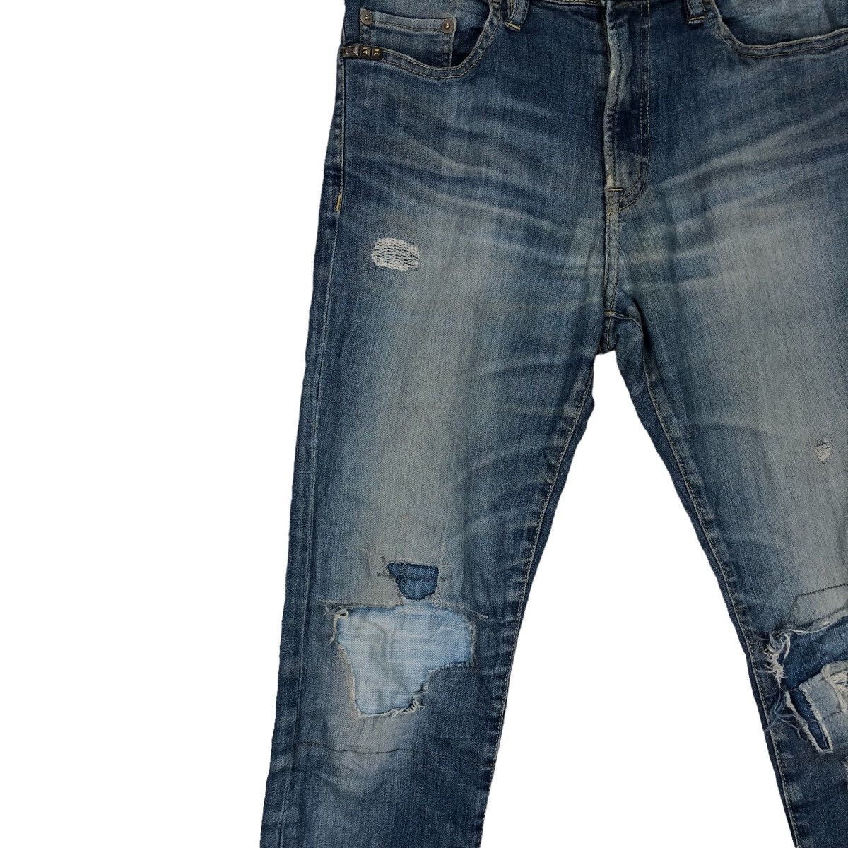 Hysteric Glamour 🔥HYSTERIC GLAMOUR DISTRESSED JEANS Size US 32 / EU 48 - 6 Thumbnail