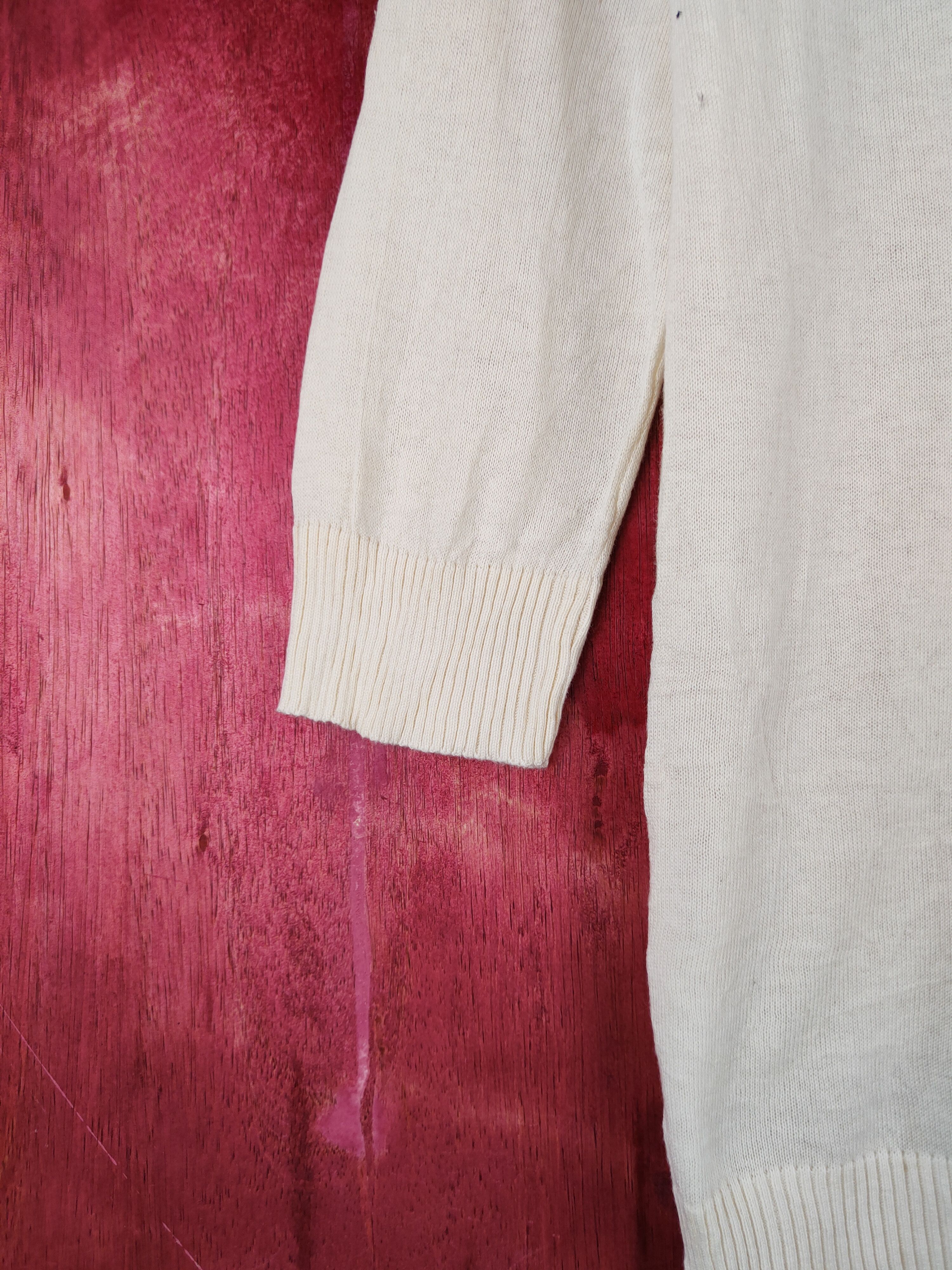 Japanese Brand M.M.O Soft Yellow Cardigan knitwear #S919 Size M / US 6-8 / IT 42-44 - 4 Thumbnail