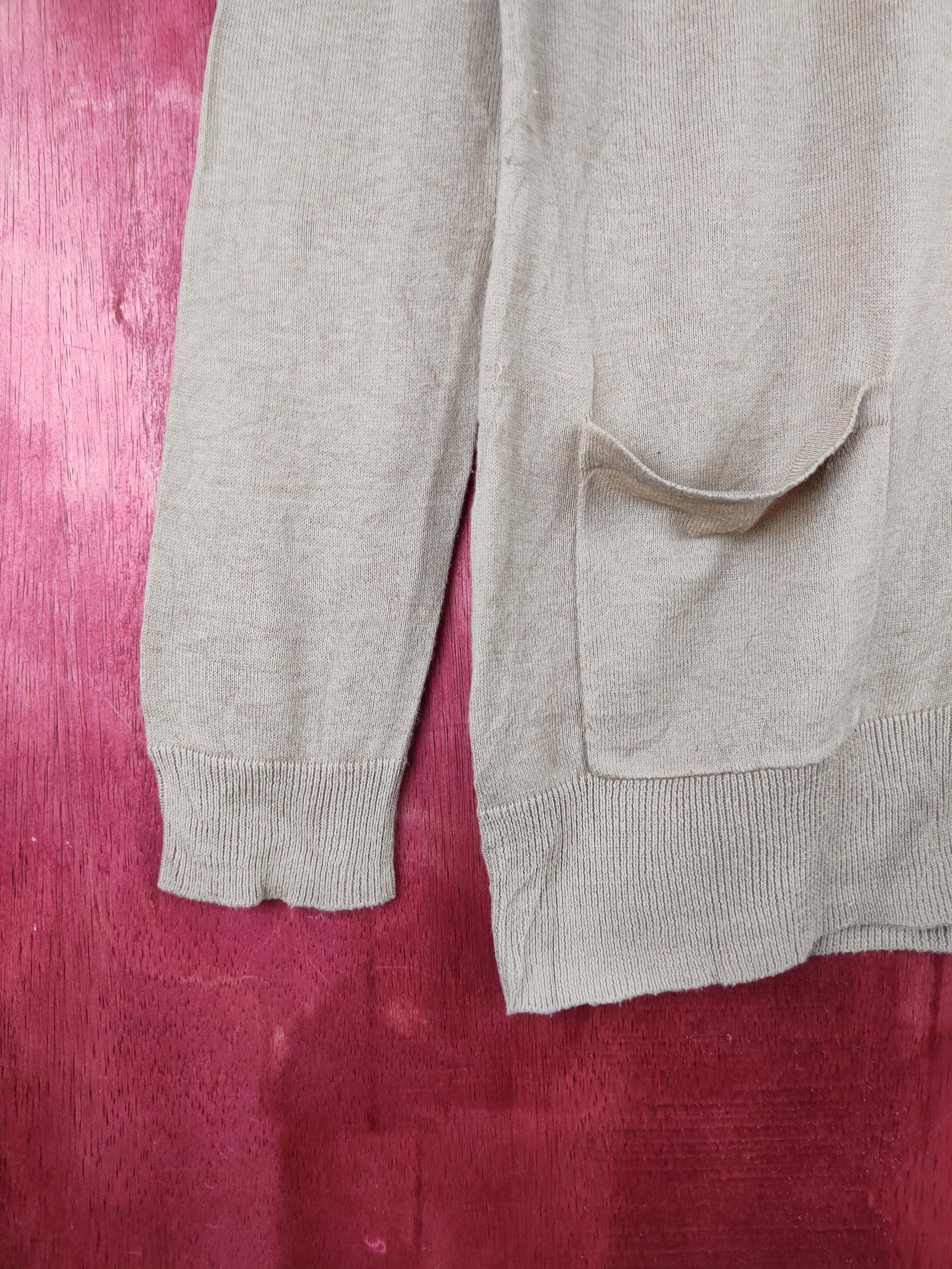 Forever 21 × Japanese Brand Forever 21 Beige Cardigan knitwear vintage #S920 Size M / US 6-8 / IT 42-44 - 4 Thumbnail