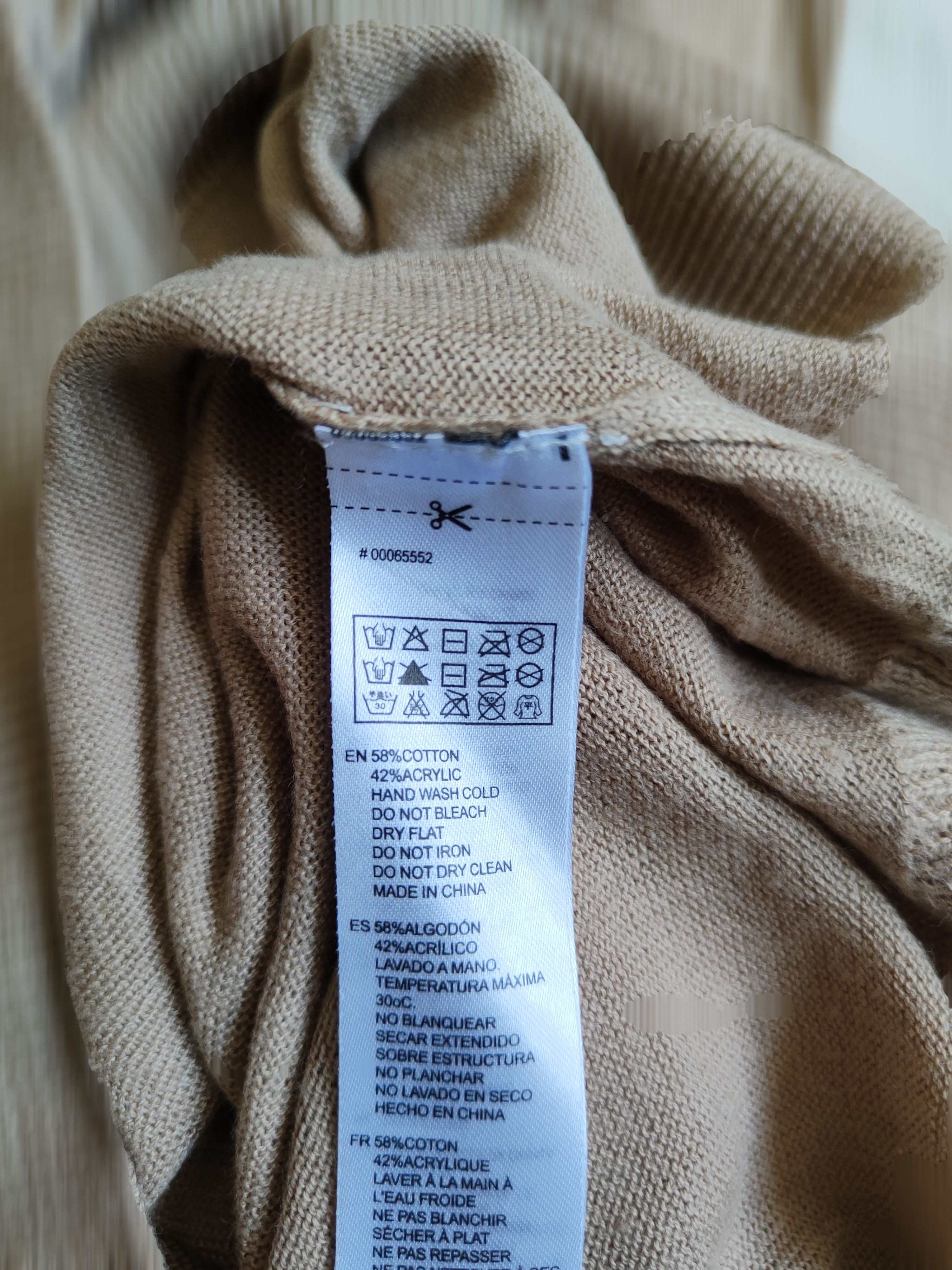 Forever 21 × Japanese Brand Forever 21 Beige Cardigan knitwear vintage #S920 Size M / US 6-8 / IT 42-44 - 10 Thumbnail