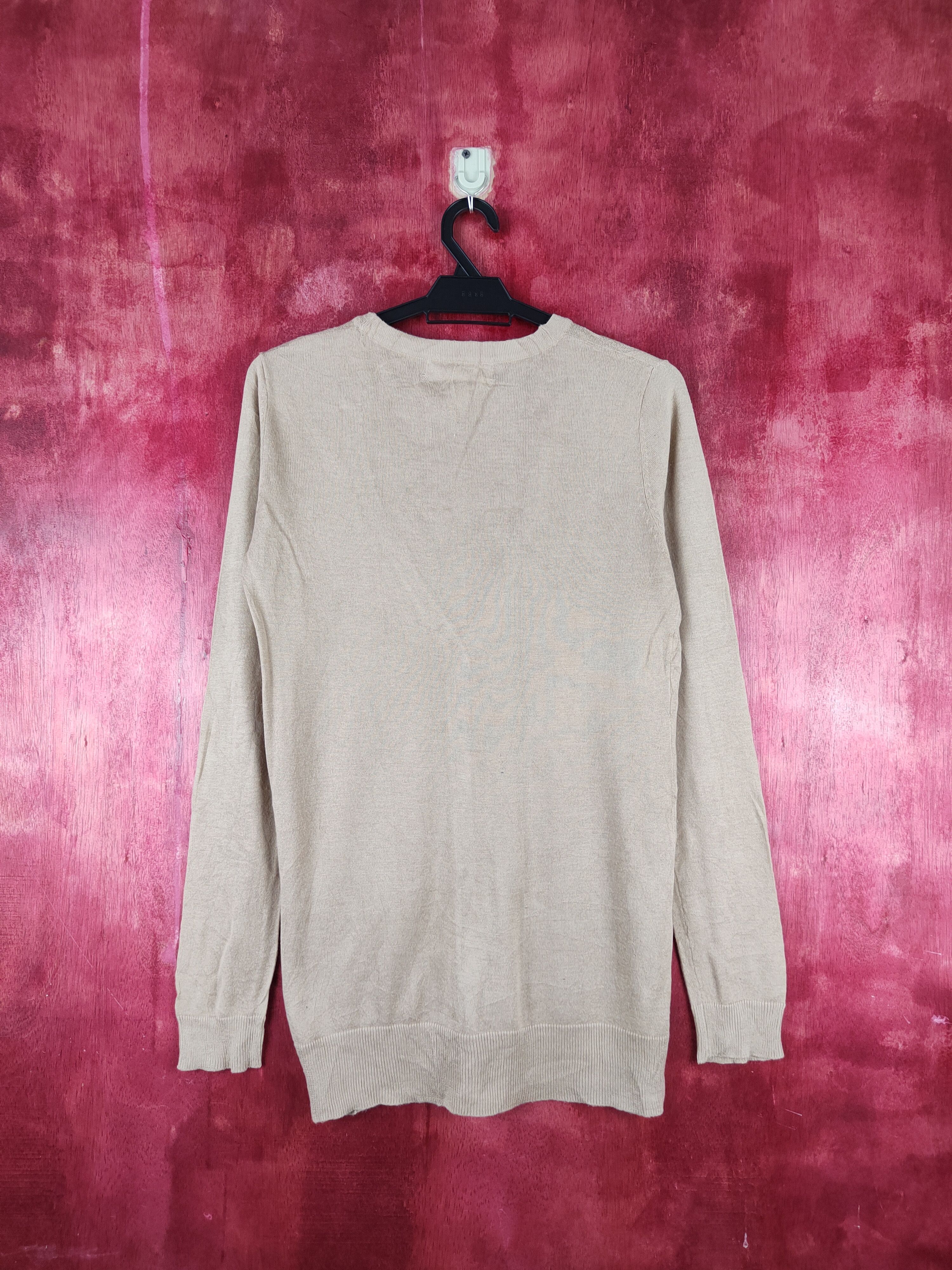 Forever 21 × Japanese Brand Forever 21 Beige Cardigan knitwear vintage #S920 Size M / US 6-8 / IT 42-44 - 7 Thumbnail