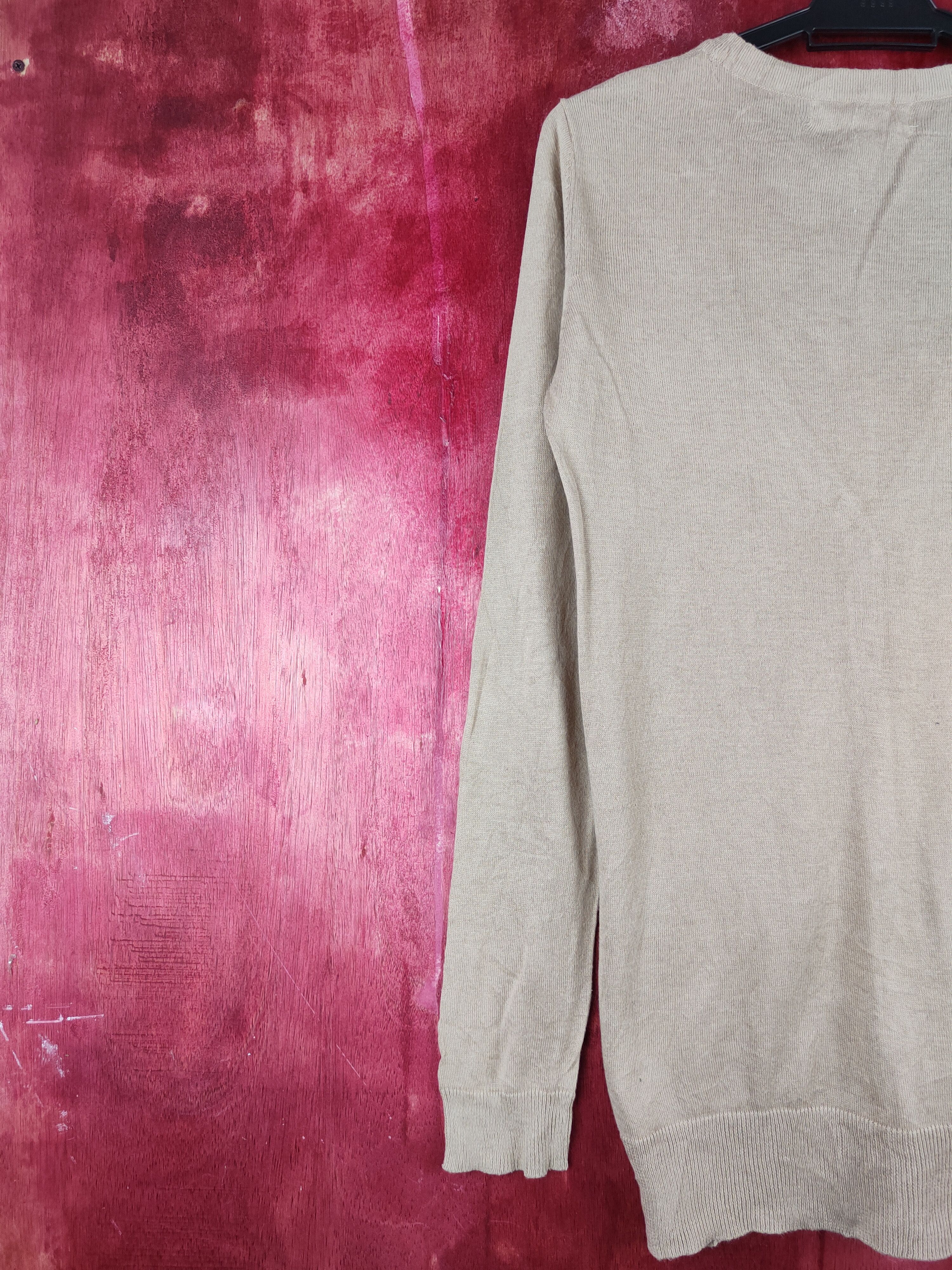 Forever 21 × Japanese Brand Forever 21 Beige Cardigan knitwear vintage #S920 Size M / US 6-8 / IT 42-44 - 8 Thumbnail