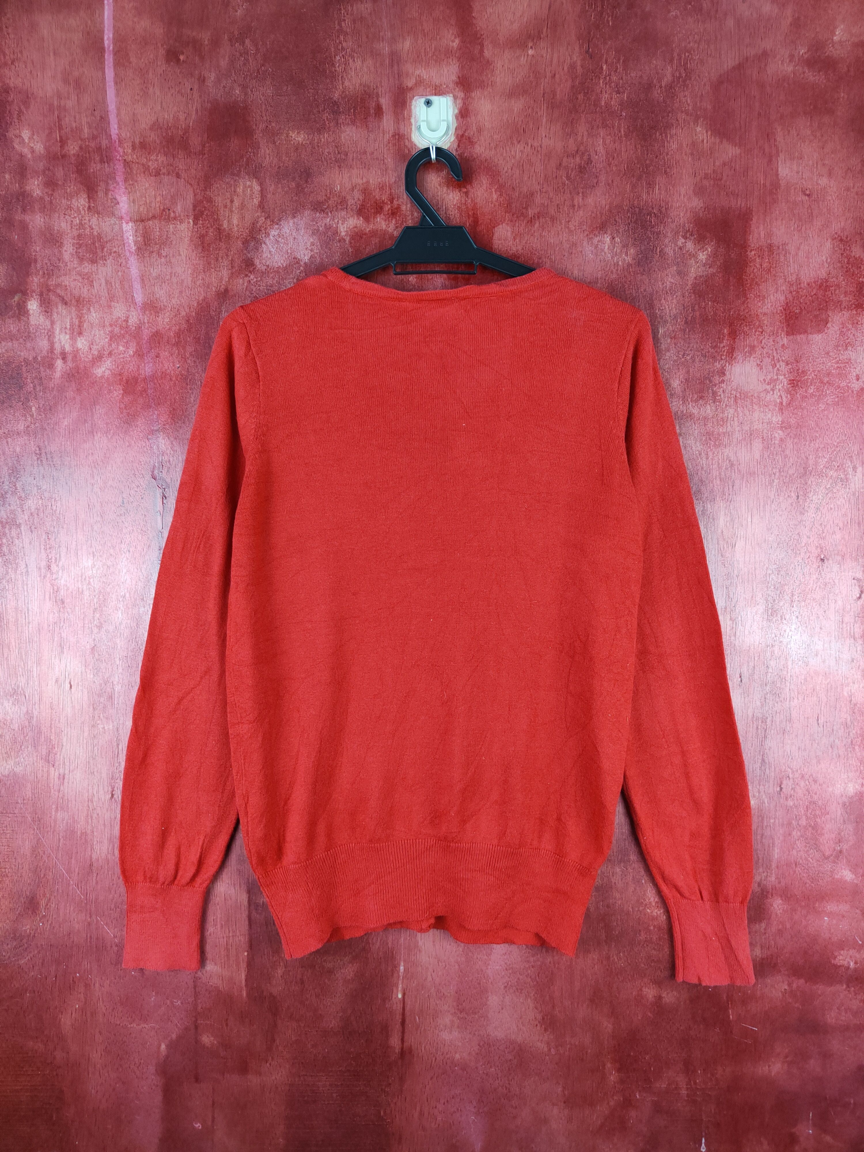 Japanese Brand Zootie Red Cardigan knitwear japan #S917 Size M / US 6-8 / IT 42-44 - 6 Thumbnail
