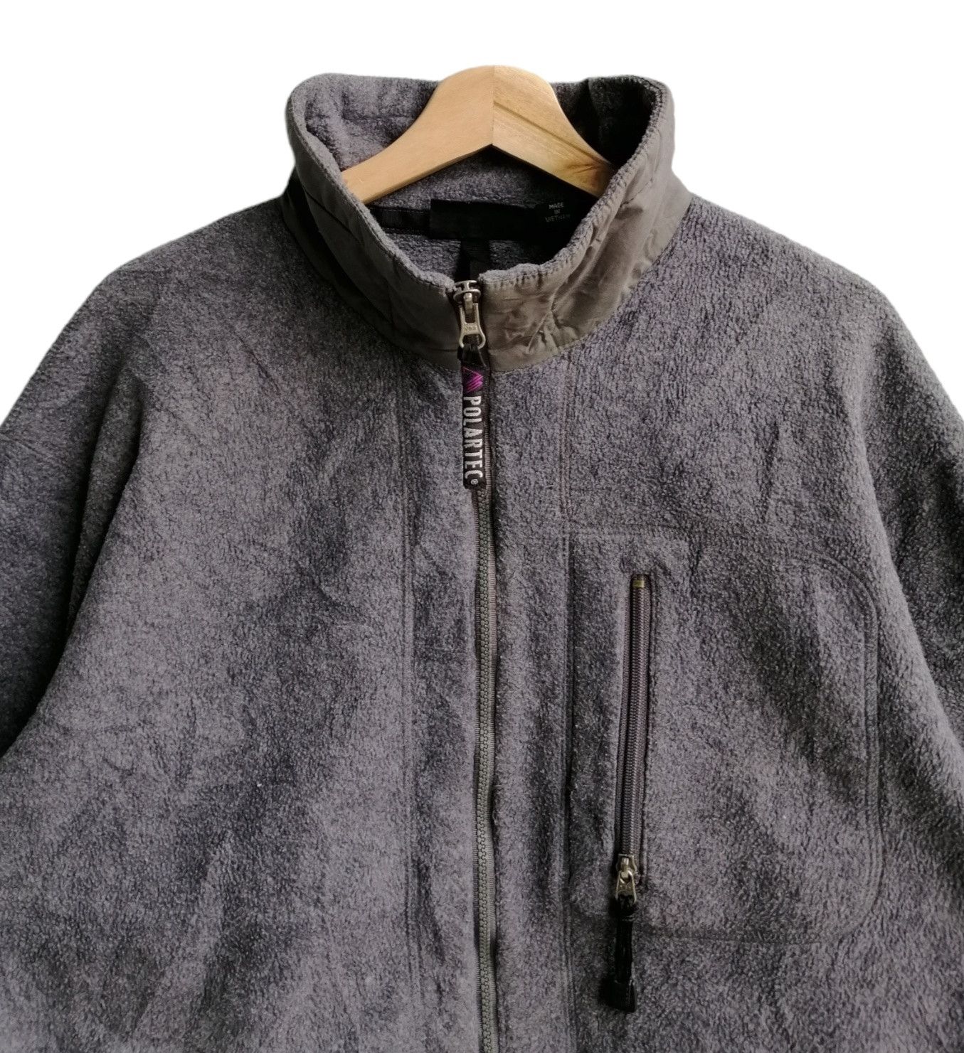 Polartec × Vintage Vintage FREAKS POLARTEC Fleece Jacket Sweater Zip Up Size US M / EU 48-50 / 2 - 3 Thumbnail