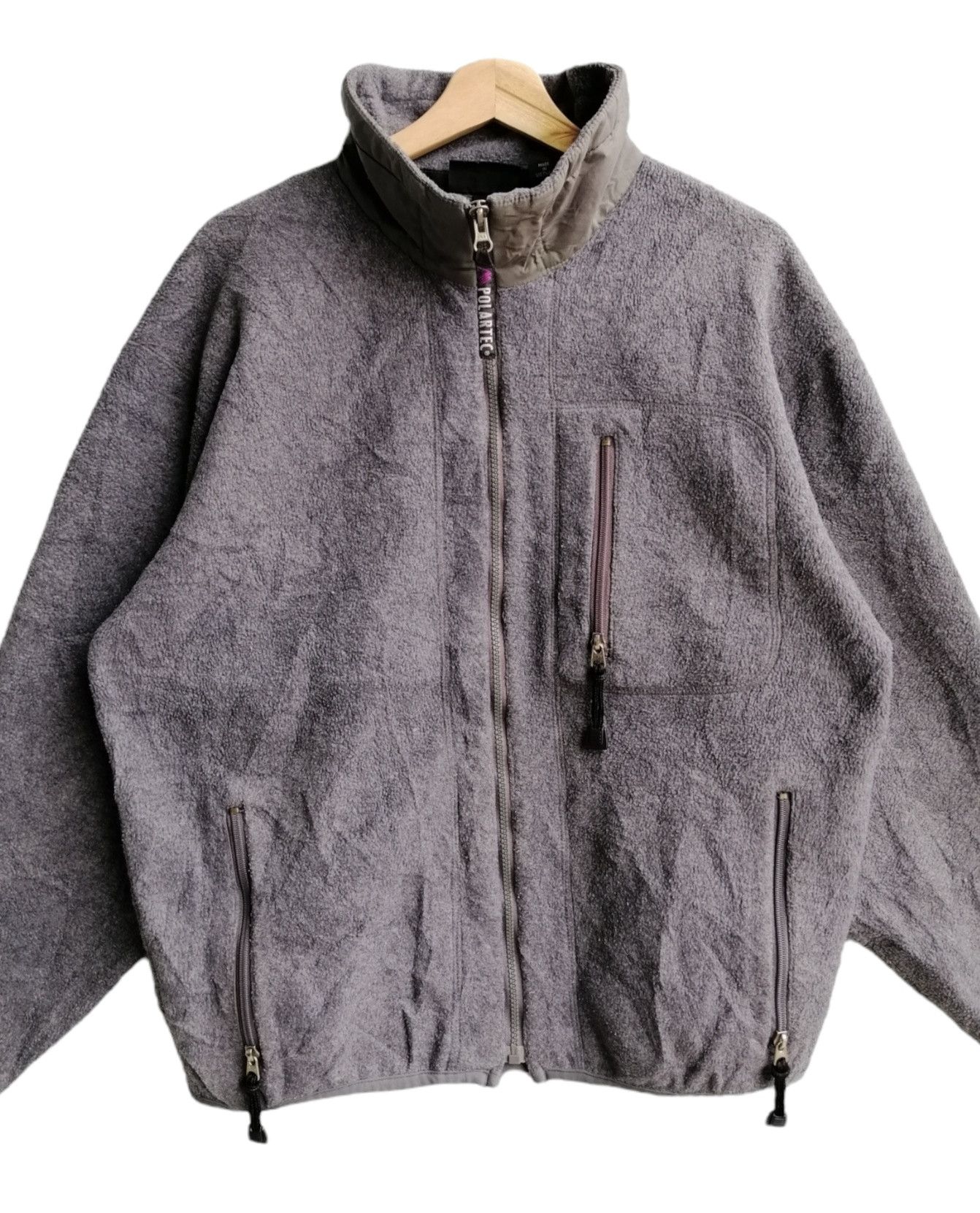 Polartec × Vintage Vintage FREAKS POLARTEC Fleece Jacket Sweater Zip Up Size US M / EU 48-50 / 2 - 2 Thumbnail
