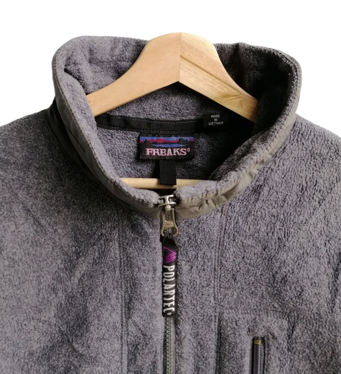 Polartec × Vintage Vintage FREAKS POLARTEC Fleece Jacket Sweater Zip Up Size US M / EU 48-50 / 2 - 4 Thumbnail