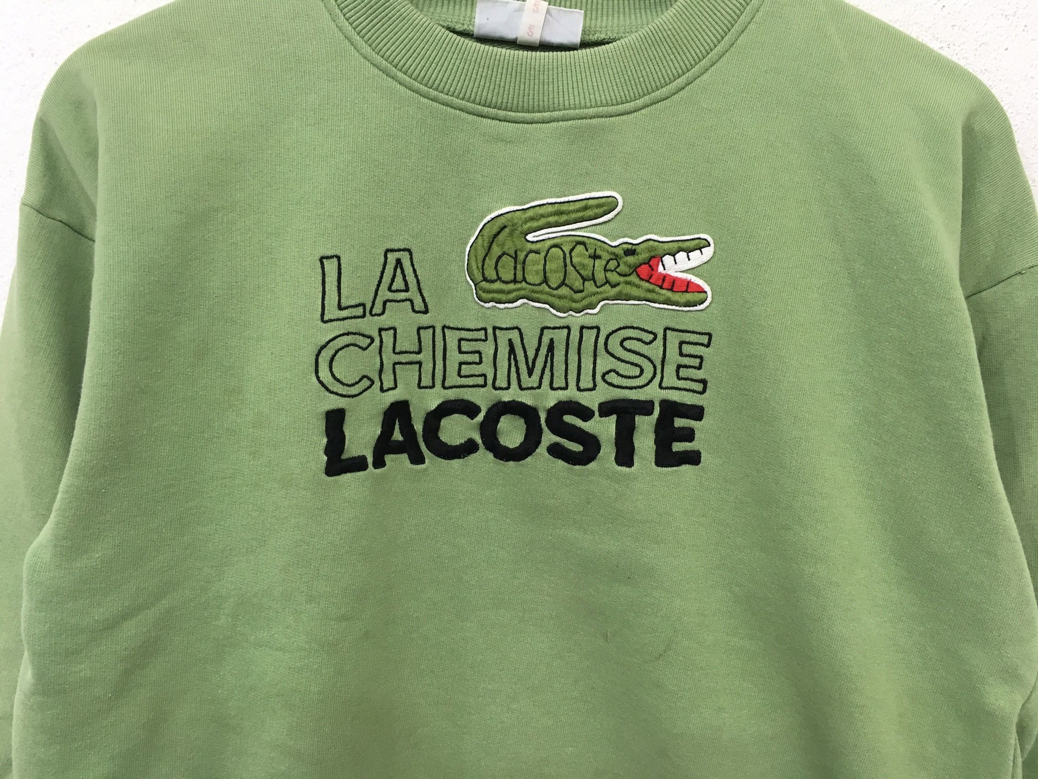 Lacoste 🔥LACOSTE Sweatshirt big Logo Embroidery Style Sweatshirt Size US S / EU 44-46 / 1 - 3 Thumbnail