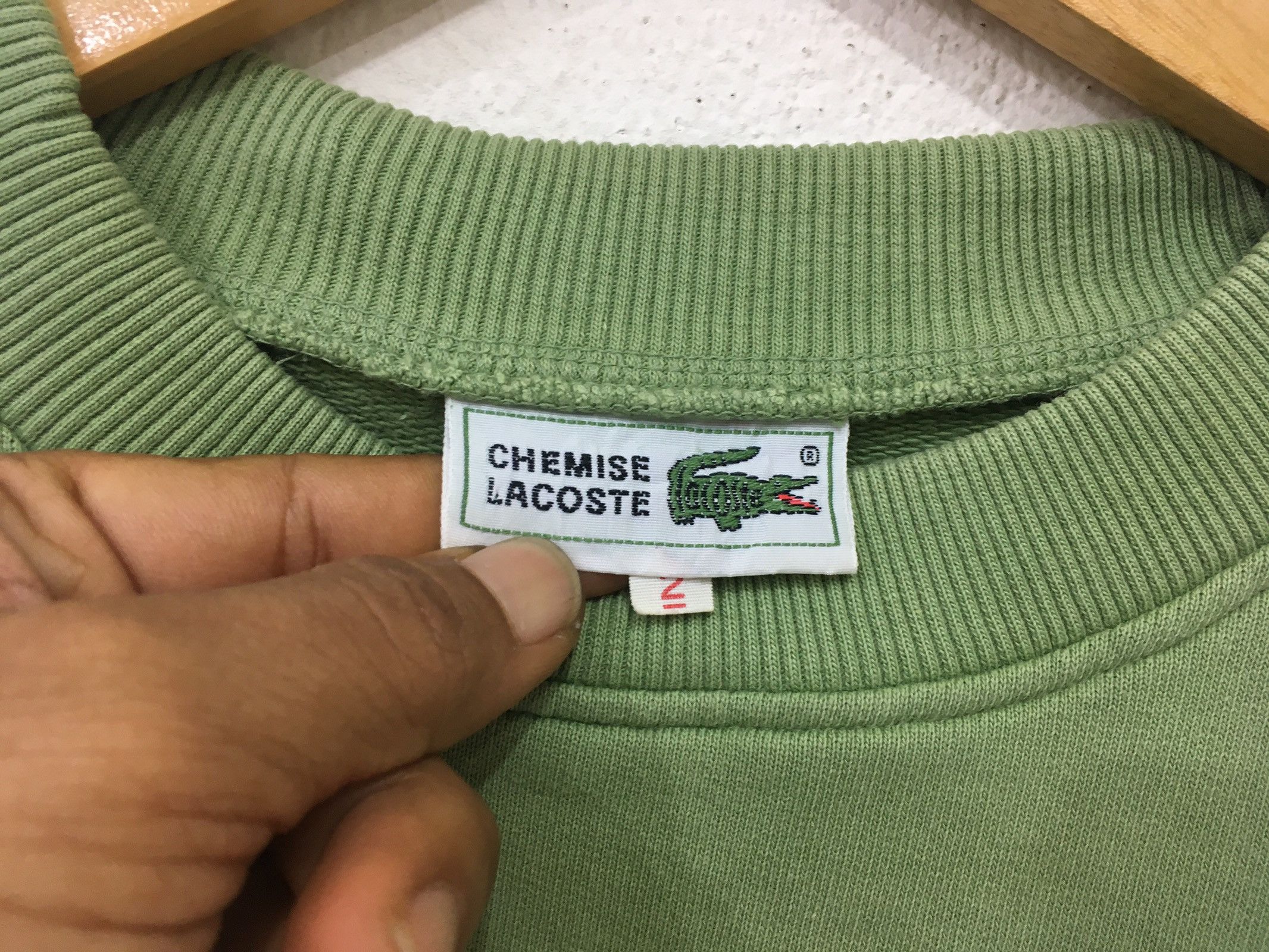 Lacoste 🔥LACOSTE Sweatshirt big Logo Embroidery Style Sweatshirt Size US S / EU 44-46 / 1 - 7 Thumbnail