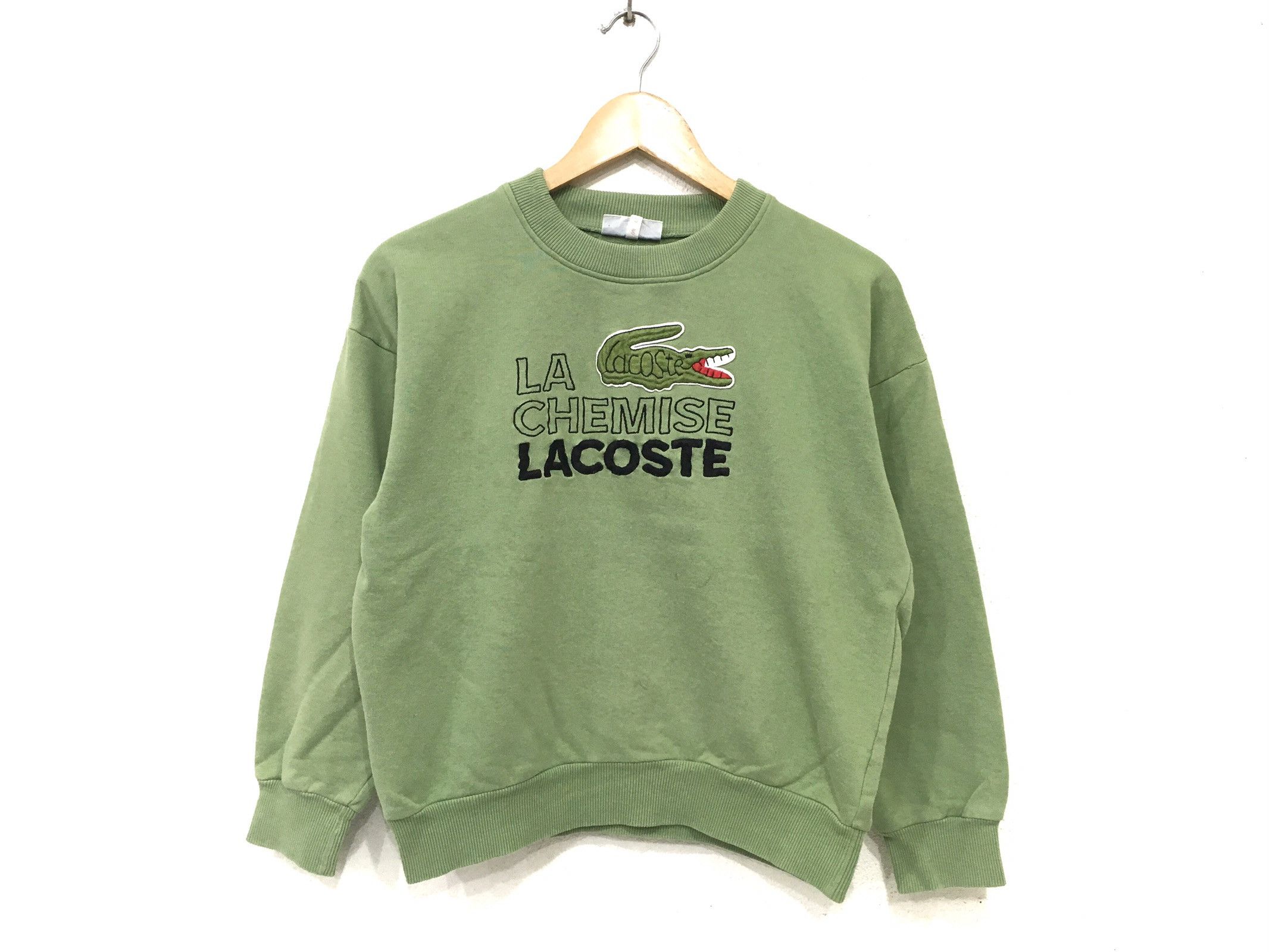 Lacoste 🔥LACOSTE Sweatshirt big Logo Embroidery Style Sweatshirt Size US S / EU 44-46 / 1 - 1 Thumbnail