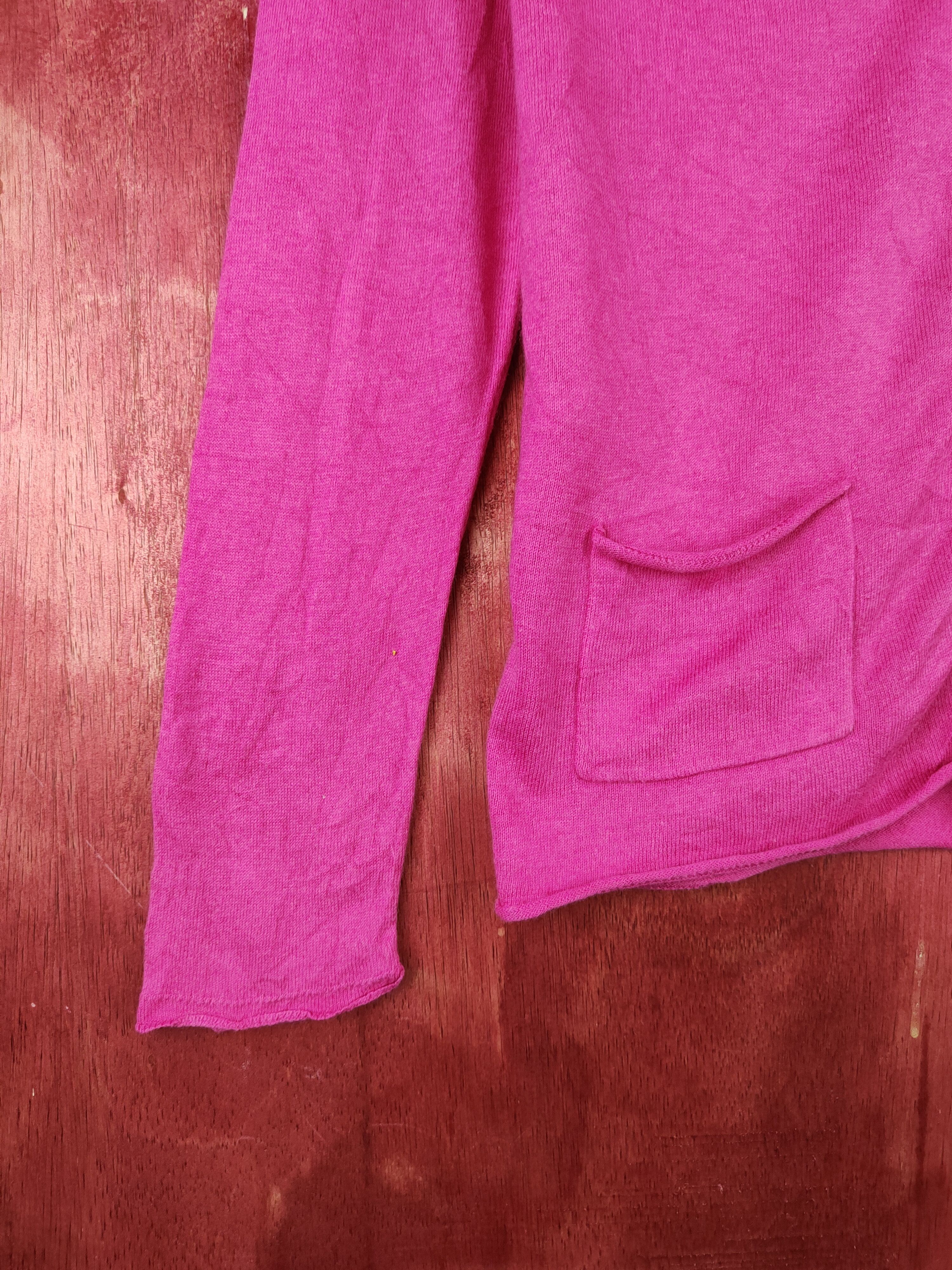 Japanese Brand × Uniqlo Uniqlo Pink Cardigan knitwear japan streetwear #S921 Size L / US 10 / IT 46 - 4 Thumbnail