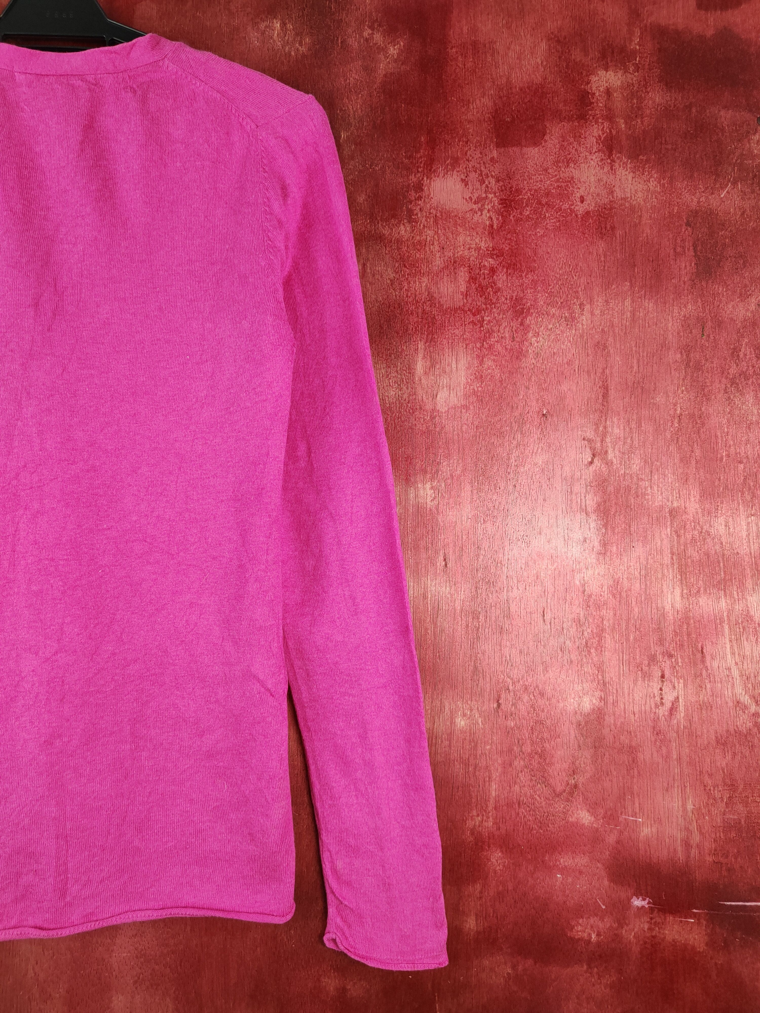 Japanese Brand × Uniqlo Uniqlo Pink Cardigan knitwear japan streetwear #S921 Size L / US 10 / IT 46 - 9 Thumbnail