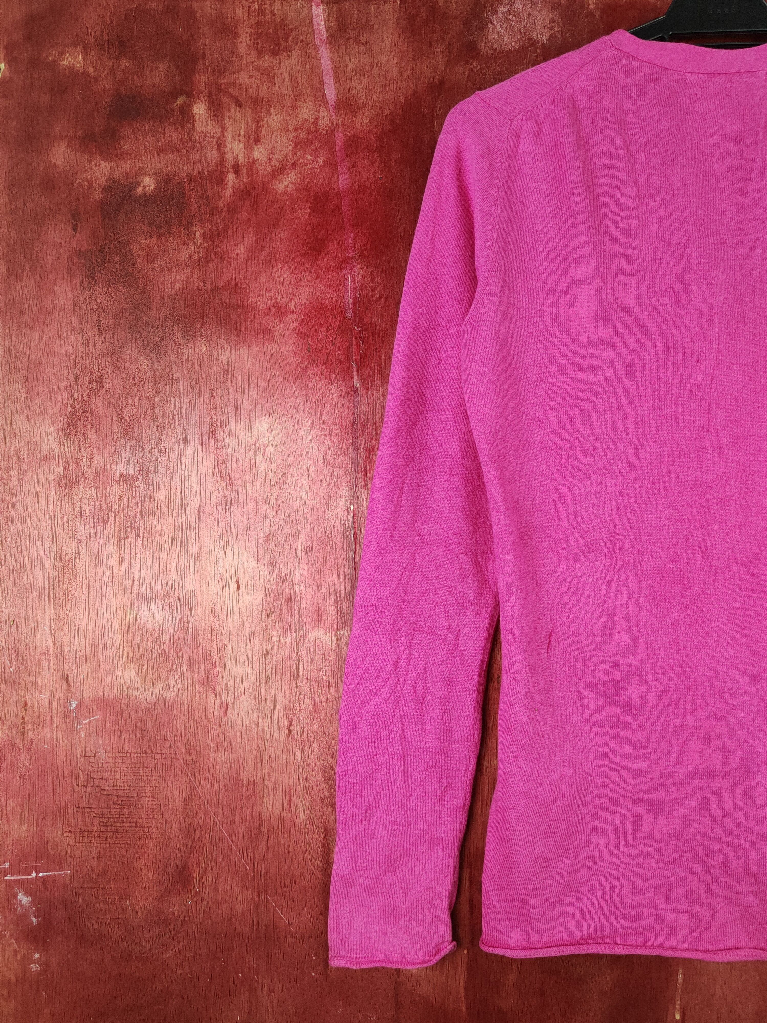 Japanese Brand × Uniqlo Uniqlo Pink Cardigan knitwear japan streetwear #S921 Size L / US 10 / IT 46 - 8 Thumbnail