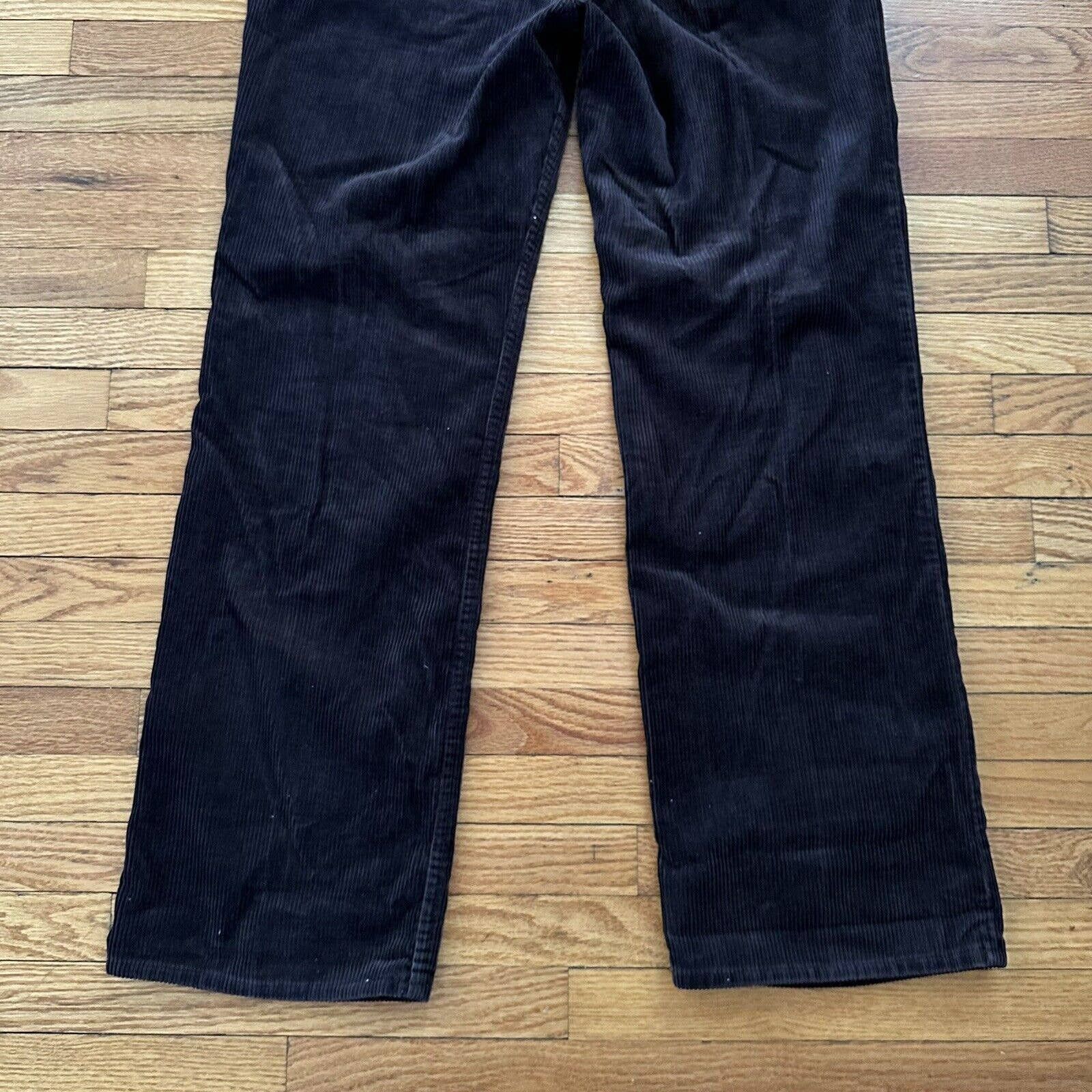 Vintage 80s Levi's 401 Brown Corduroy Pants Size 38x32
