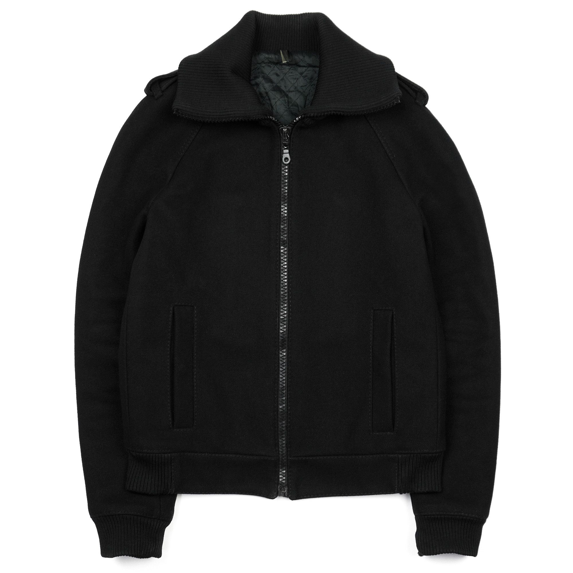 image of Dior Homme Aw05 "in The Morning" Wool Jacket in Black, Men's (Size Small)