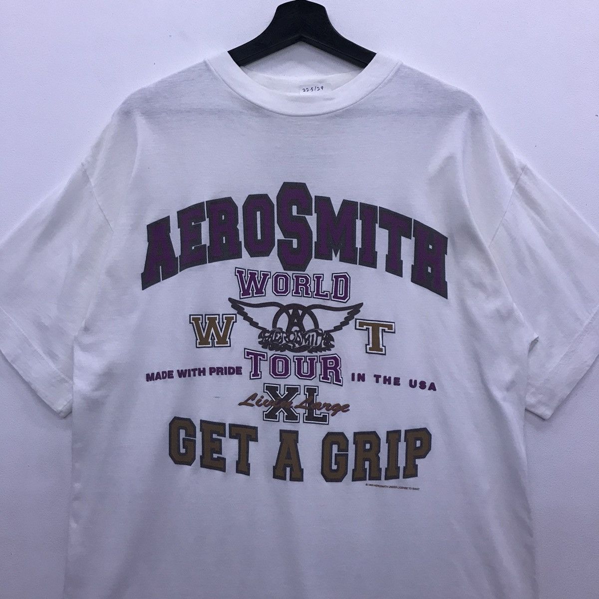 Aerosmith × Band Tees Rare!! Aerosmith World Tour USA Band Tees Size US L / EU 52-54 / 3 - 3 Thumbnail