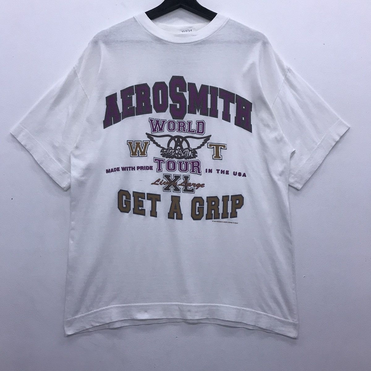 Aerosmith × Band Tees Rare!! Aerosmith World Tour USA Band Tees Size US L / EU 52-54 / 3 - 2 Thumbnail