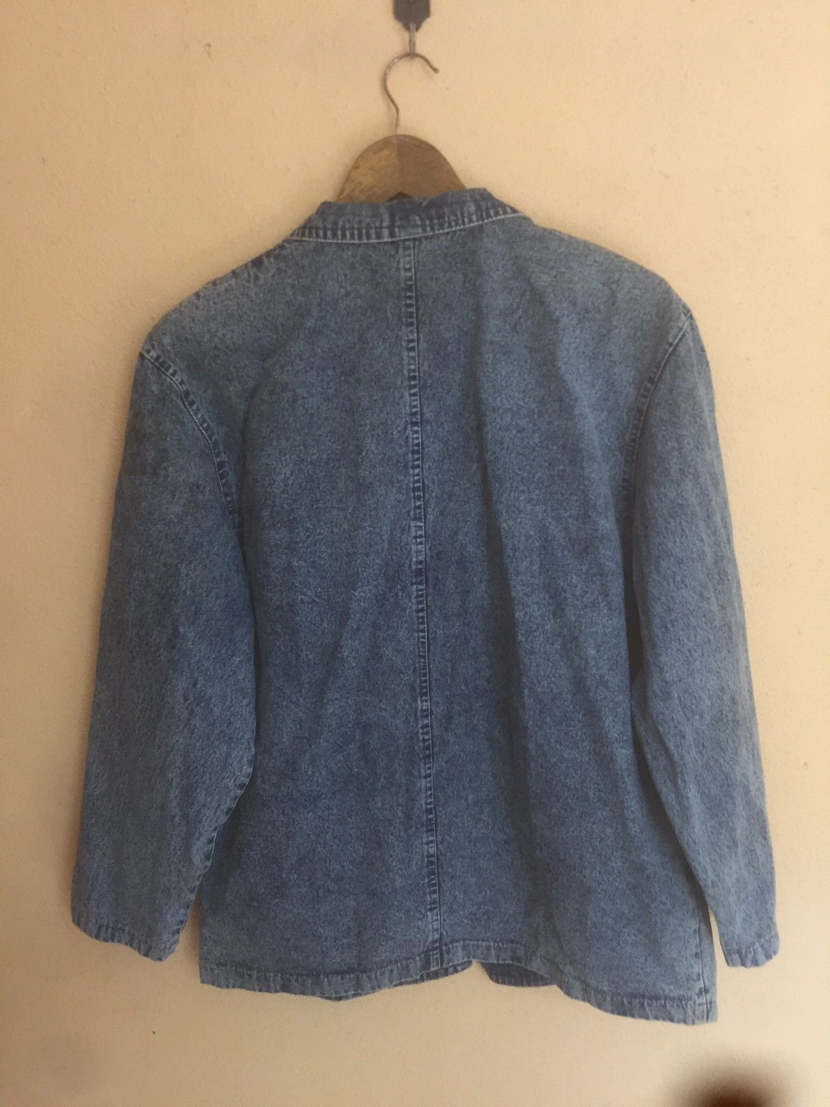 Indigo × Japanese Brand RARE DENIM COAT CARDIGAN FLORA BY JAPANESE Size US M / EU 48-50 / 2 - 4 Thumbnail