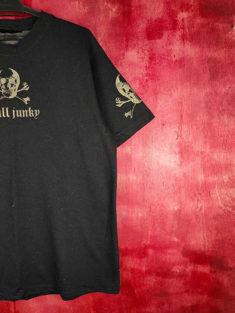 Band Tees Skull Junky rock not dead Black Short Sleeve T-shirt #166B Size US L / EU 52-54 / 3 - 11 Thumbnail