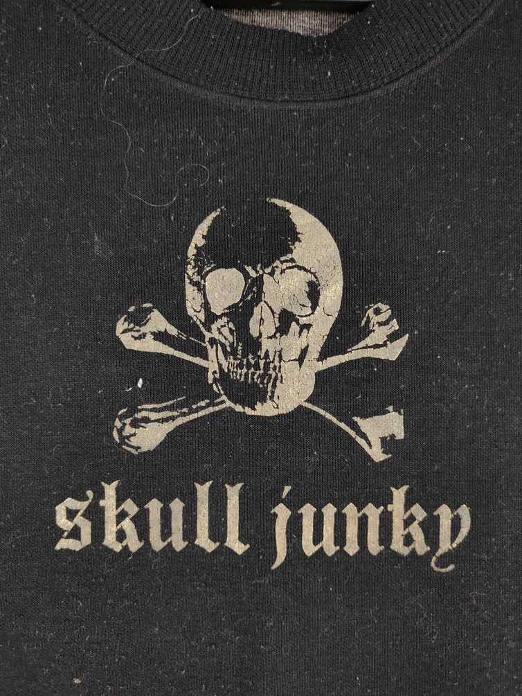 Band Tees Skull Junky rock not dead Black Short Sleeve T-shirt #166B Size US L / EU 52-54 / 3 - 9 Thumbnail