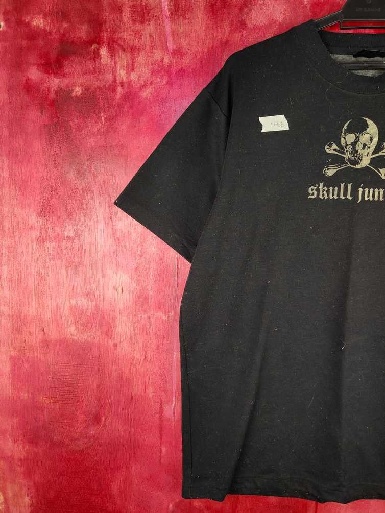 Band Tees Skull Junky rock not dead Black Short Sleeve T-shirt #166B Size US L / EU 52-54 / 3 - 10 Thumbnail