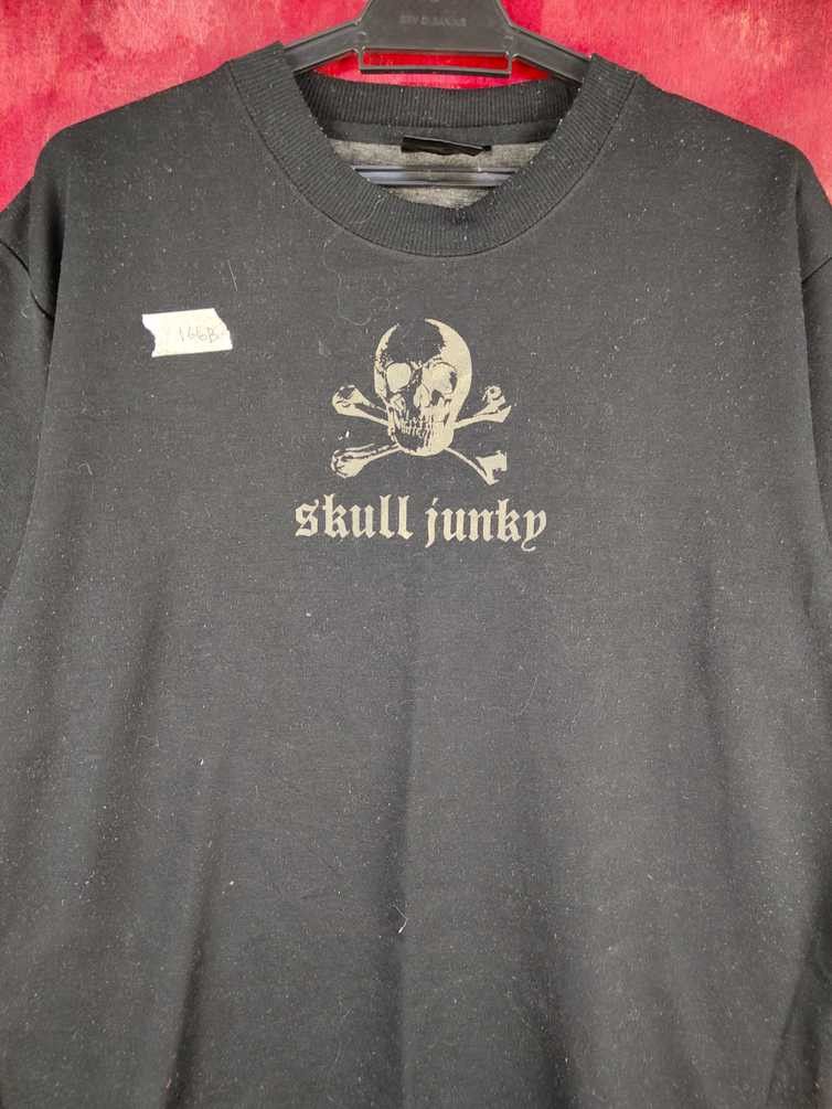 Band Tees Skull Junky rock not dead Black Short Sleeve T-shirt #166B Size US L / EU 52-54 / 3 - 8 Thumbnail