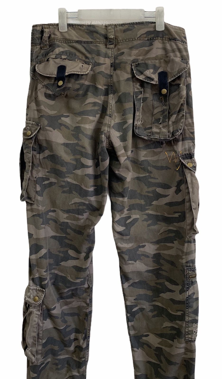 Japanese Brand Rare Japanese Tactical Multipocket Parachute Cargo Pants Size US 35 - 4 Thumbnail