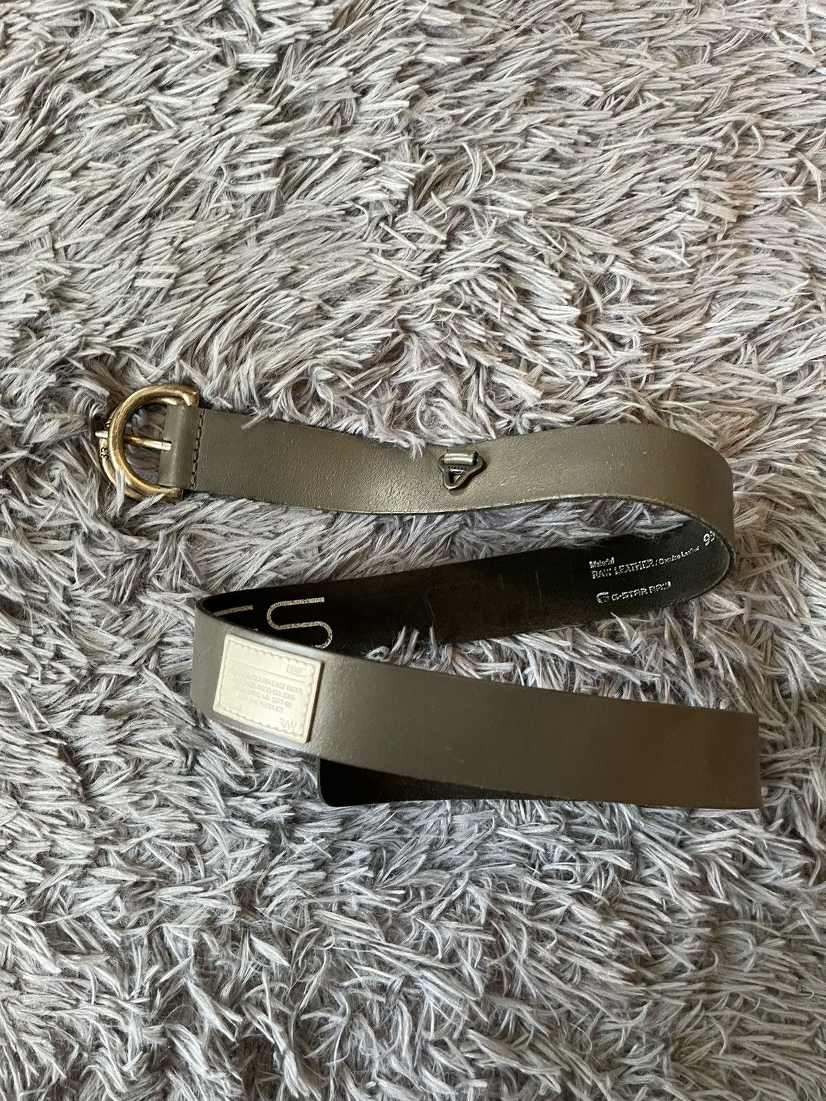 Cowboy Equipment × G-Star G-Star RAW avant garde real leather belt 109cm Size 34 - 1 Thumbnail