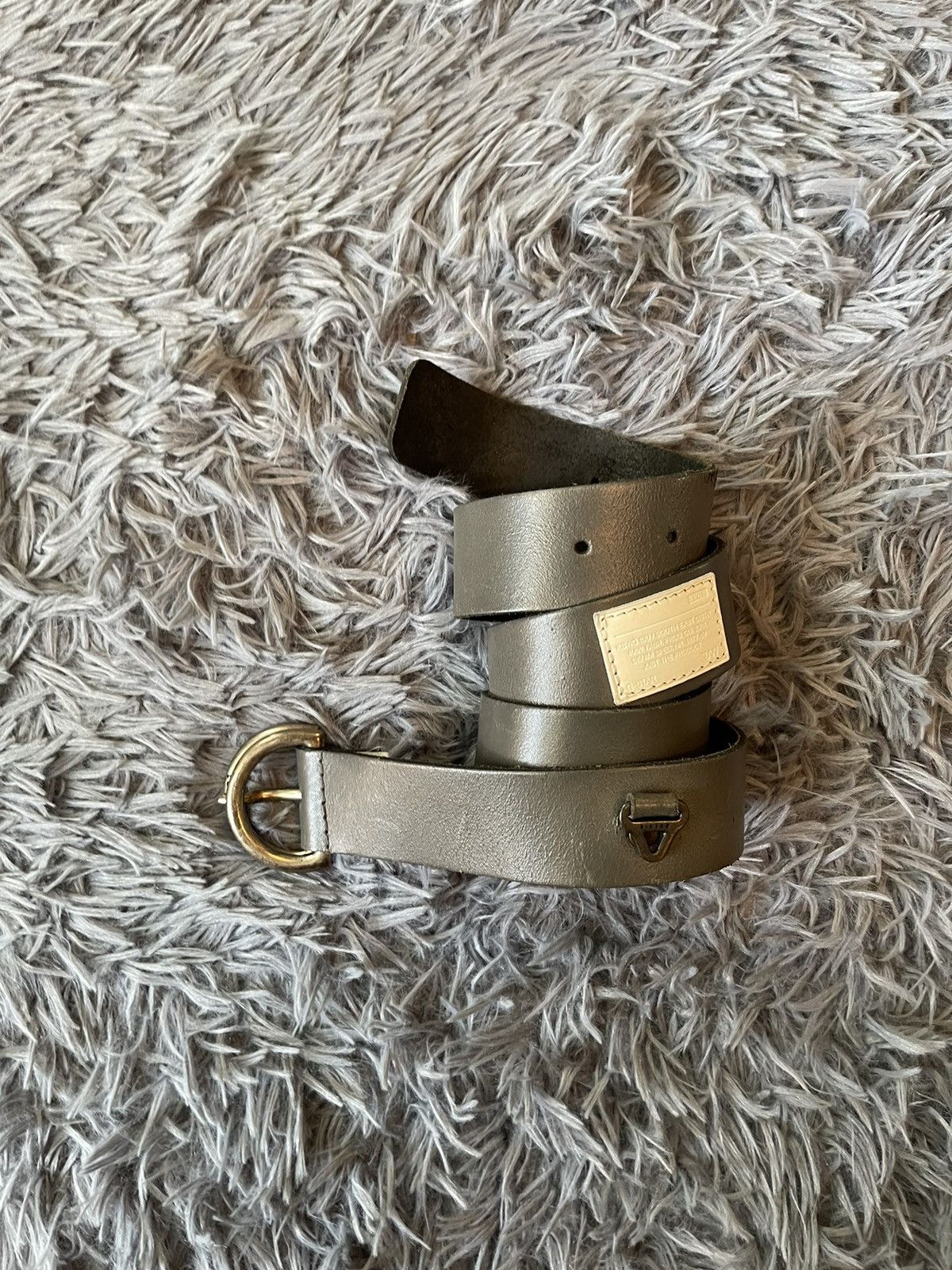 Cowboy Equipment × G-Star G-Star RAW avant garde real leather belt 109cm Size 34 - 2 Thumbnail