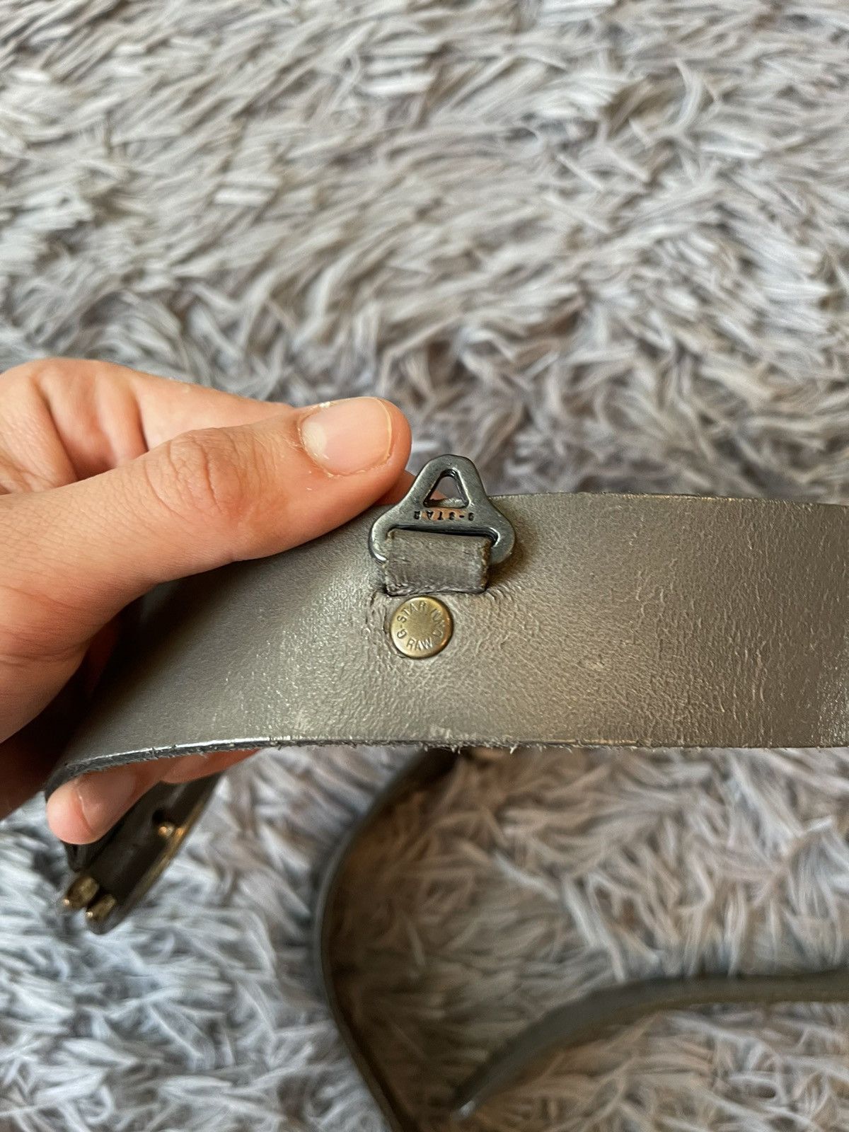 Cowboy Equipment × G-Star G-Star RAW avant garde real leather belt 109cm Size 34 - 5 Thumbnail