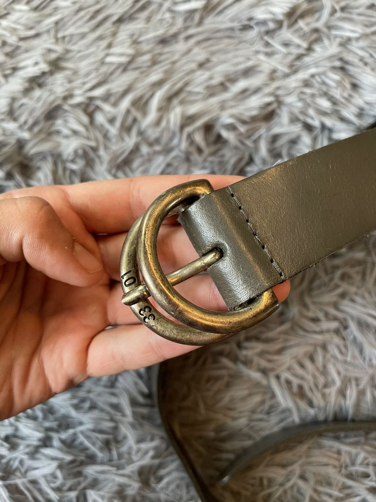 Cowboy Equipment × G-Star G-Star RAW avant garde real leather belt 109cm Size 34 - 6 Thumbnail