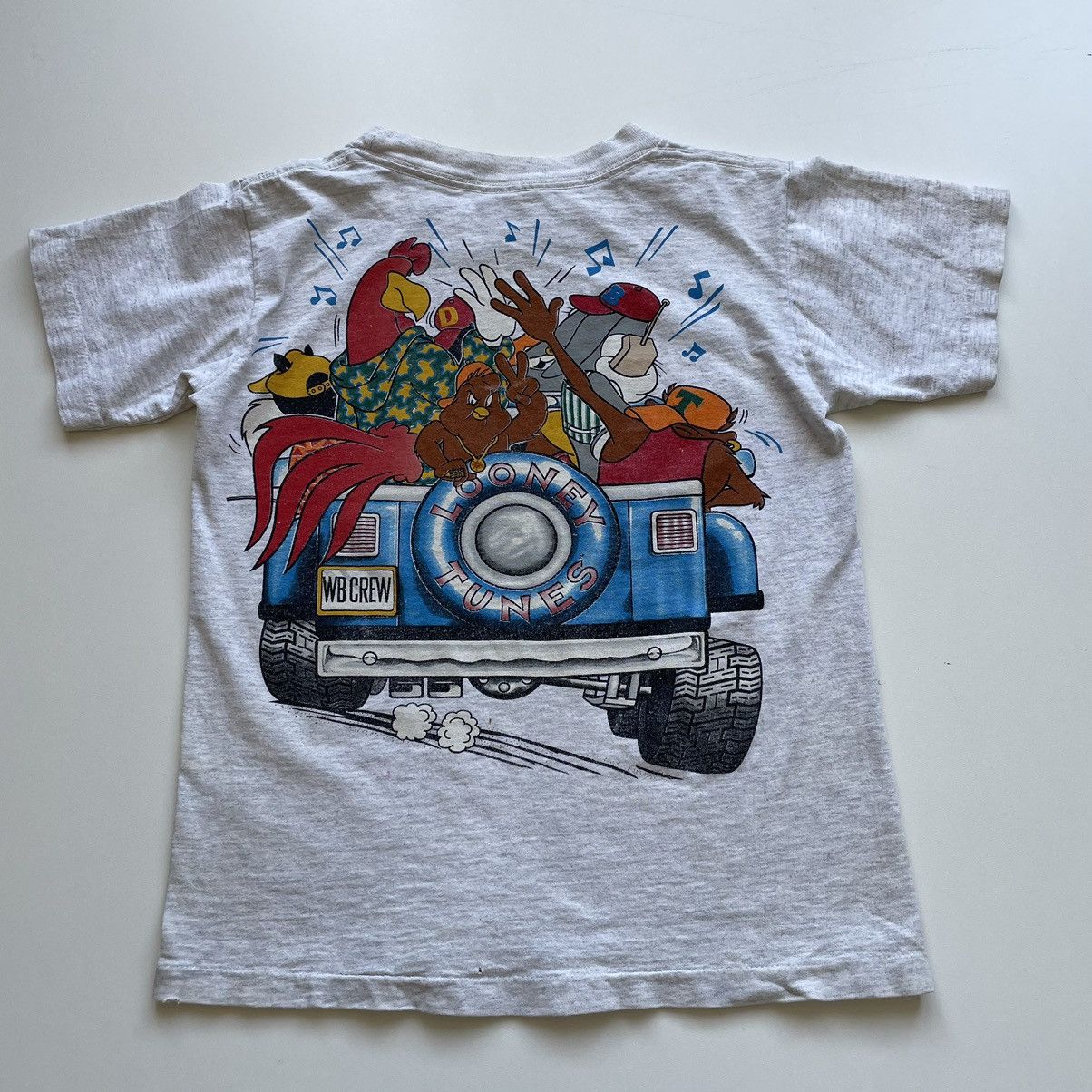 Vintage Vintage 90s Double Sided Looney Tunes Cartoon T Shirt rare Size US XXS / EU 40 - 3 Thumbnail