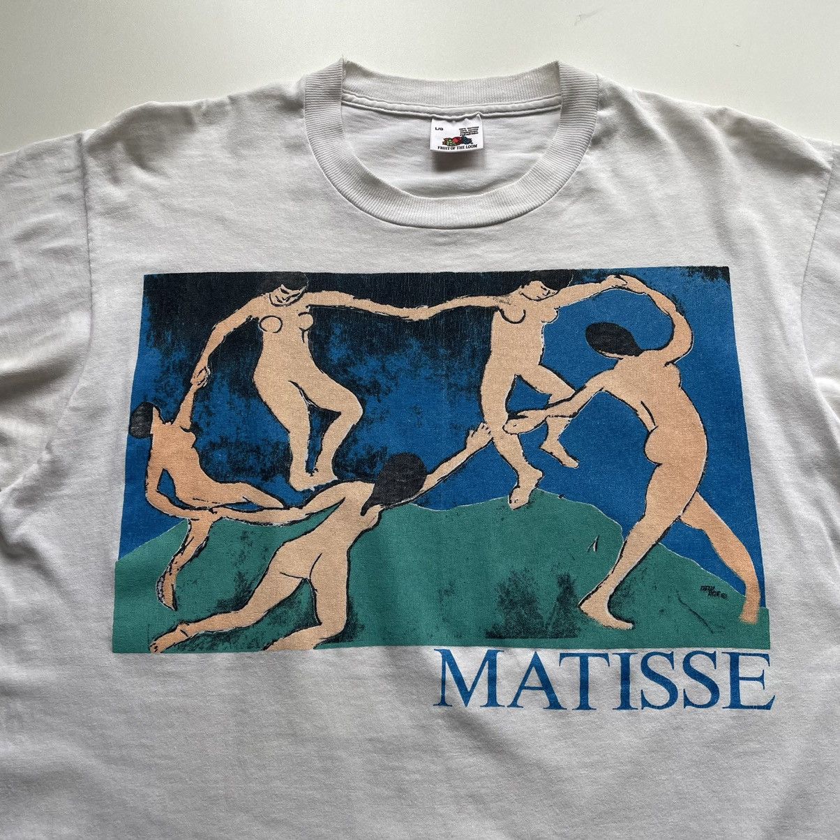 Vintage Vintage 1990s Henri Matisse Art Graphic T Shirt Medium Rare Size US M / EU 48-50 / 2 - 2 Thumbnail
