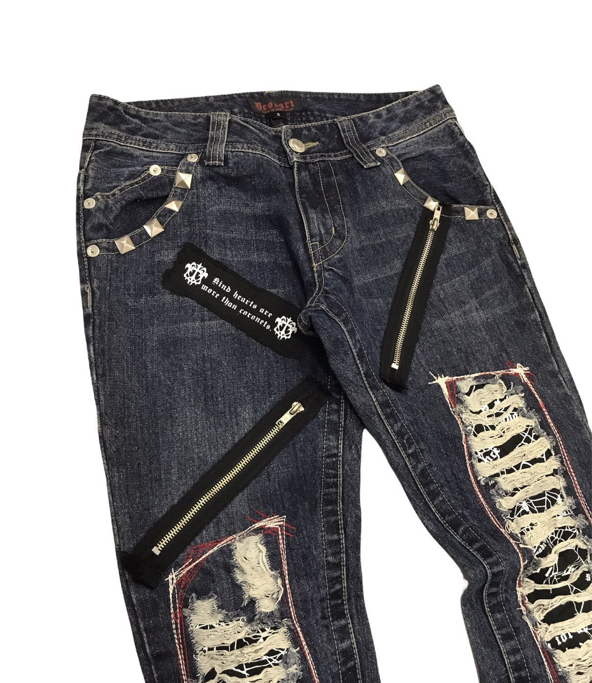 Japanese Brand × PPFM Deorart Japan Distressed Punk Jeans Size US 31 - 5 Thumbnail