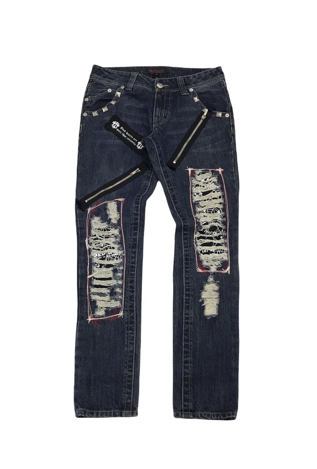 Japanese Brand × PPFM Deorart Japan Distressed Punk Jeans Size US 31 - 1 Thumbnail