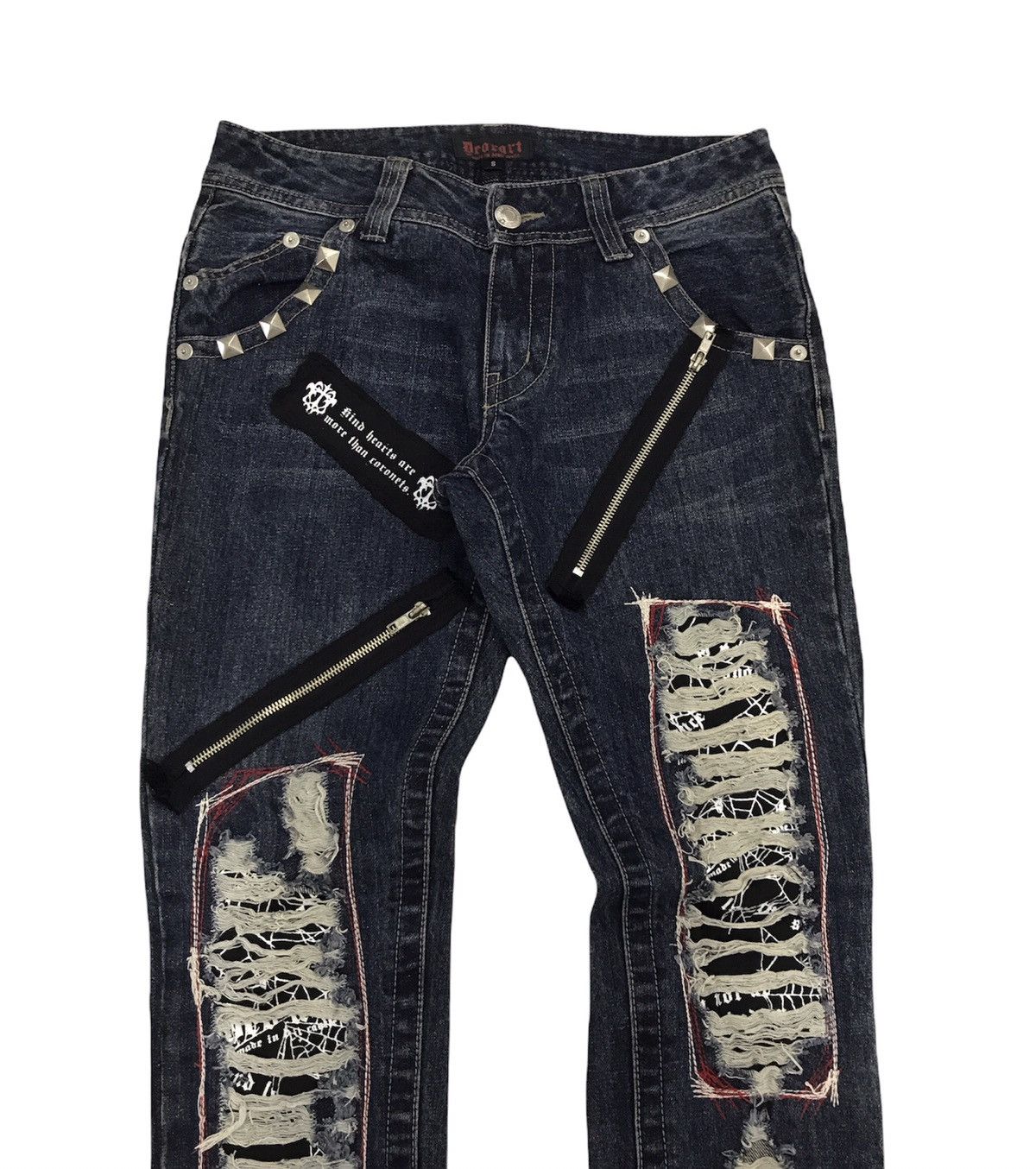 Japanese Brand × PPFM Deorart Japan Distressed Punk Jeans Size US 31 - 4 Thumbnail
