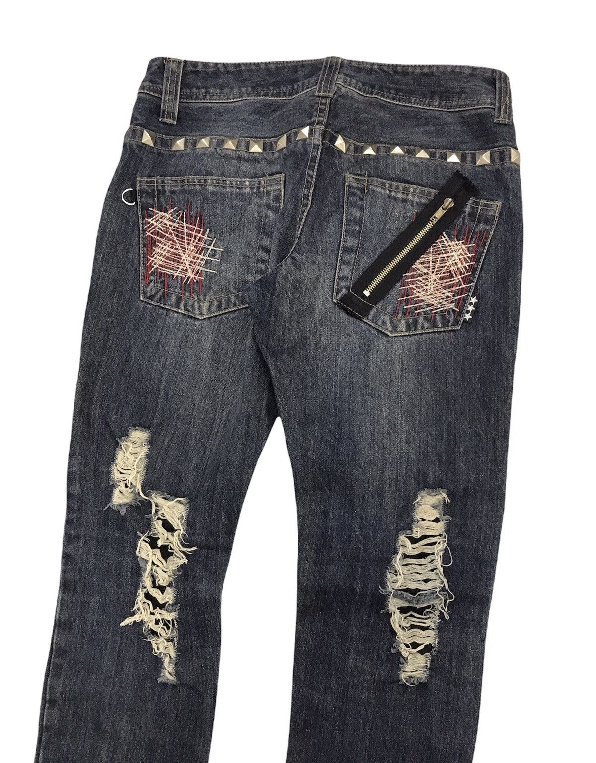 Japanese Brand × PPFM Deorart Japan Distressed Punk Jeans Size US 31 - 12 Thumbnail