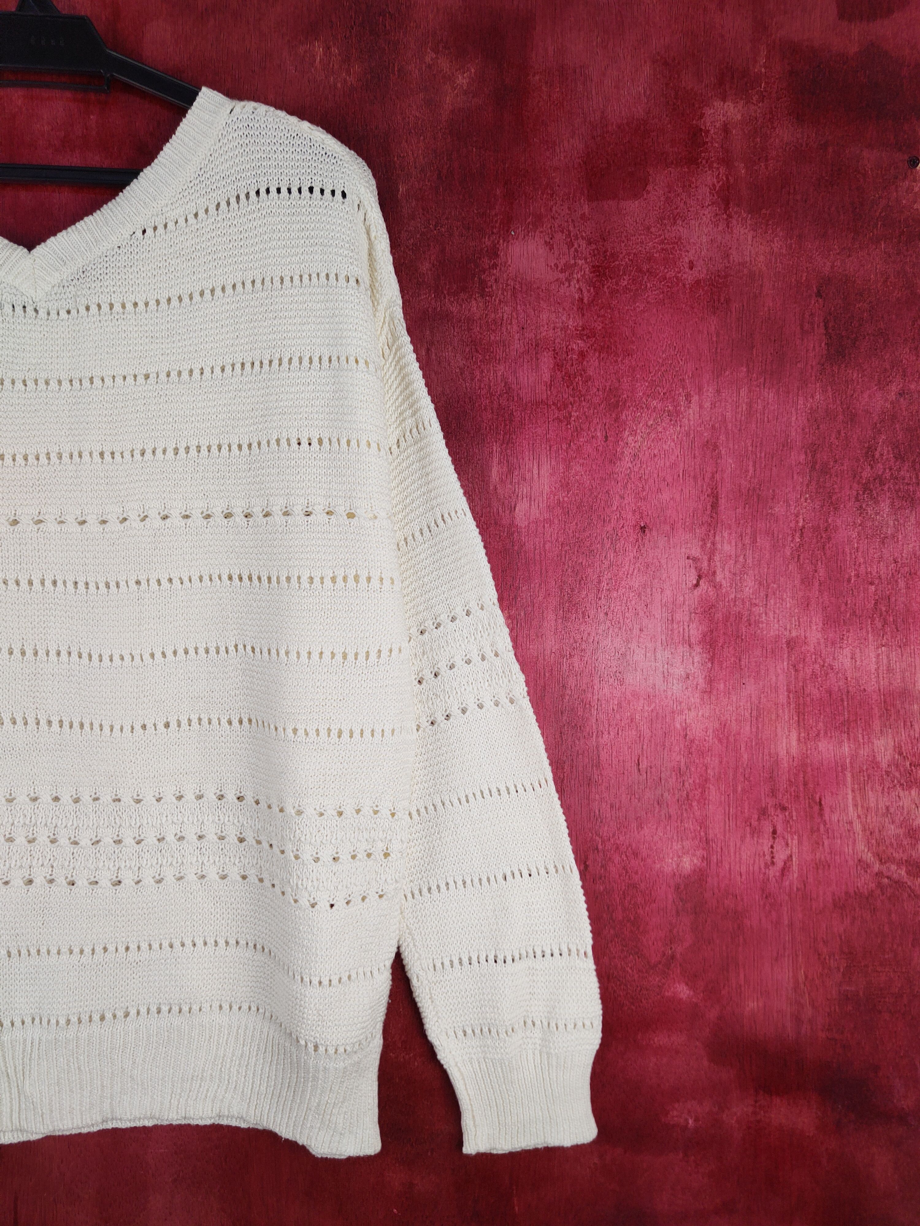 Global Work × Homespun Knitwear × Japanese Brand Global Work Ivory Knitwear Sweatshirt #204B Size L / US 10 / IT 46 - 8 Thumbnail