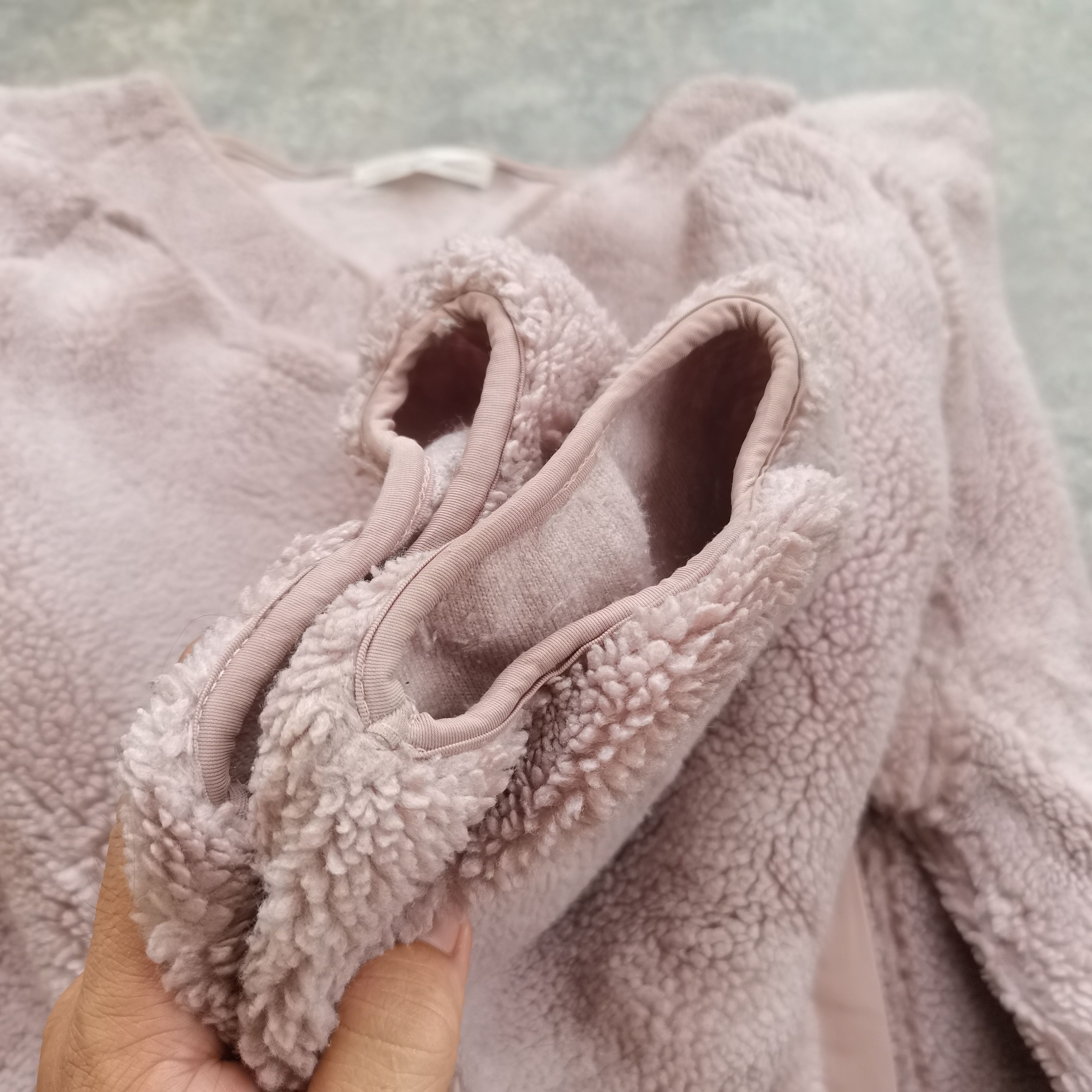 Japanese Brand Steals🔥 Japanese Brand Fleece Cropped Zipper Up Cardigan Size US L / EU 52-54 / 3 - 8 Thumbnail