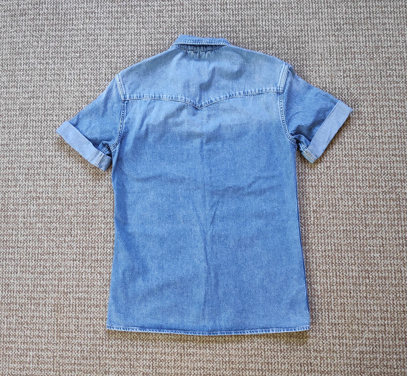 Allsaints AllSaints ilford denim short sleeve shirt Size US S / EU 44-46 / 1 - 4 Thumbnail