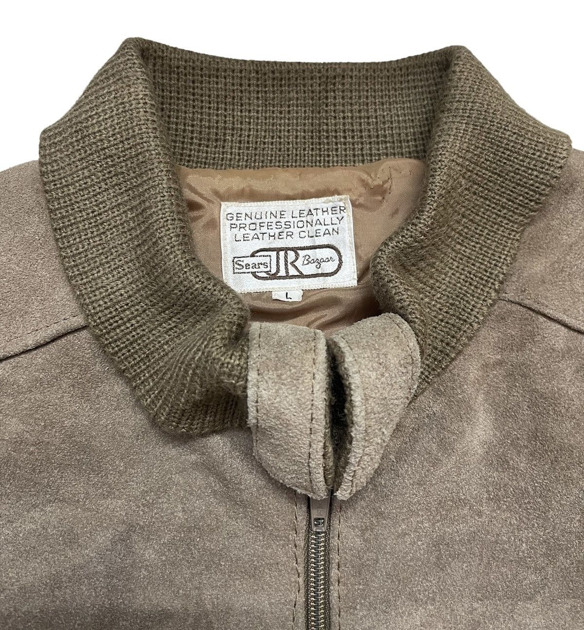 Sears Vintage 50s Sears Bazaar Suede Leather Size US L / EU 52-54 / 3 - 9 Thumbnail
