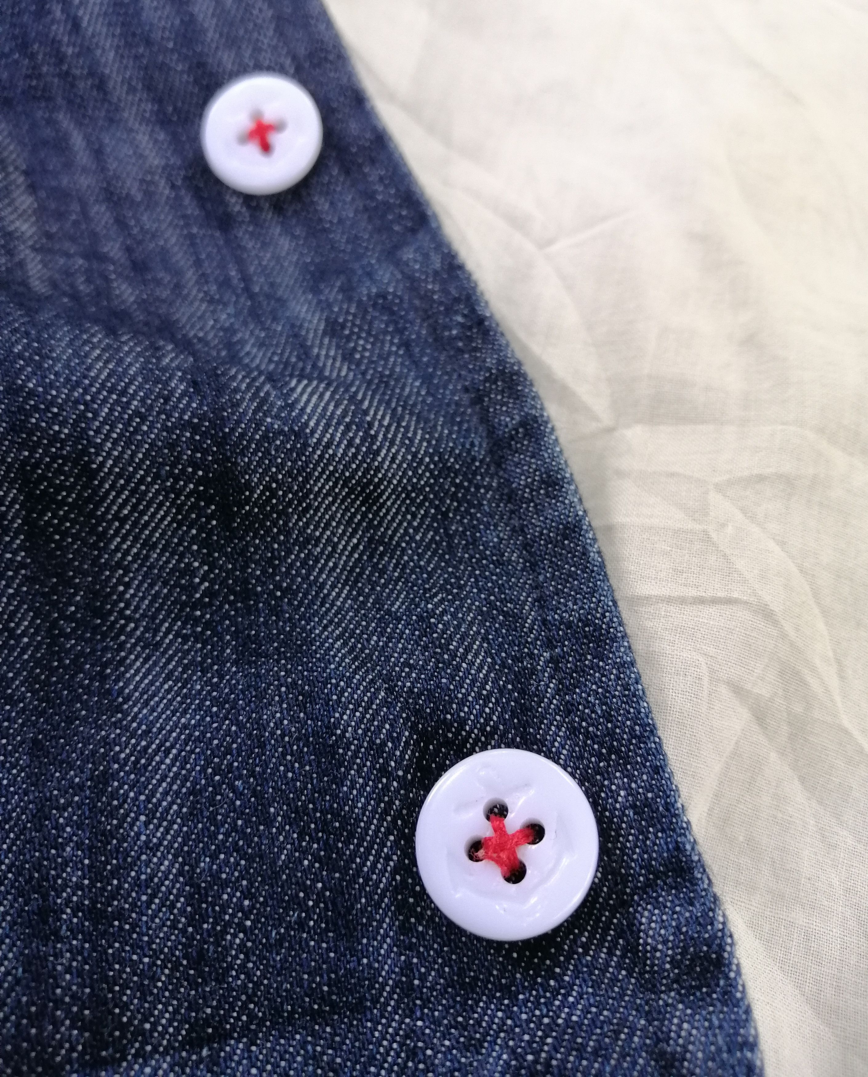 Japanese Brand Vintage Japanese Brand Apply Denim Vest Jacket Size US S / EU 44-46 / 1 - 8 Thumbnail