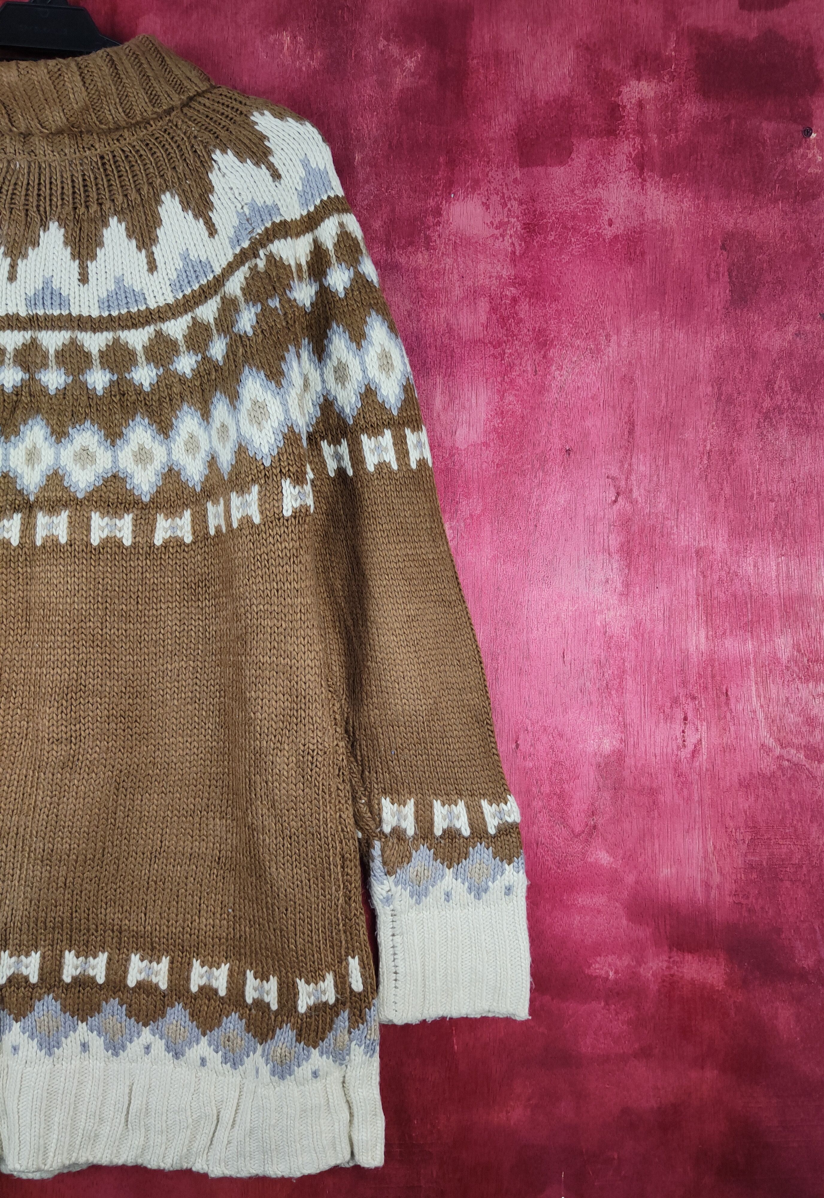 Homespun Knitwear niko and ... Brown Knitwear Sweater #198B Size L / US 10 / IT 46 - 9 Thumbnail