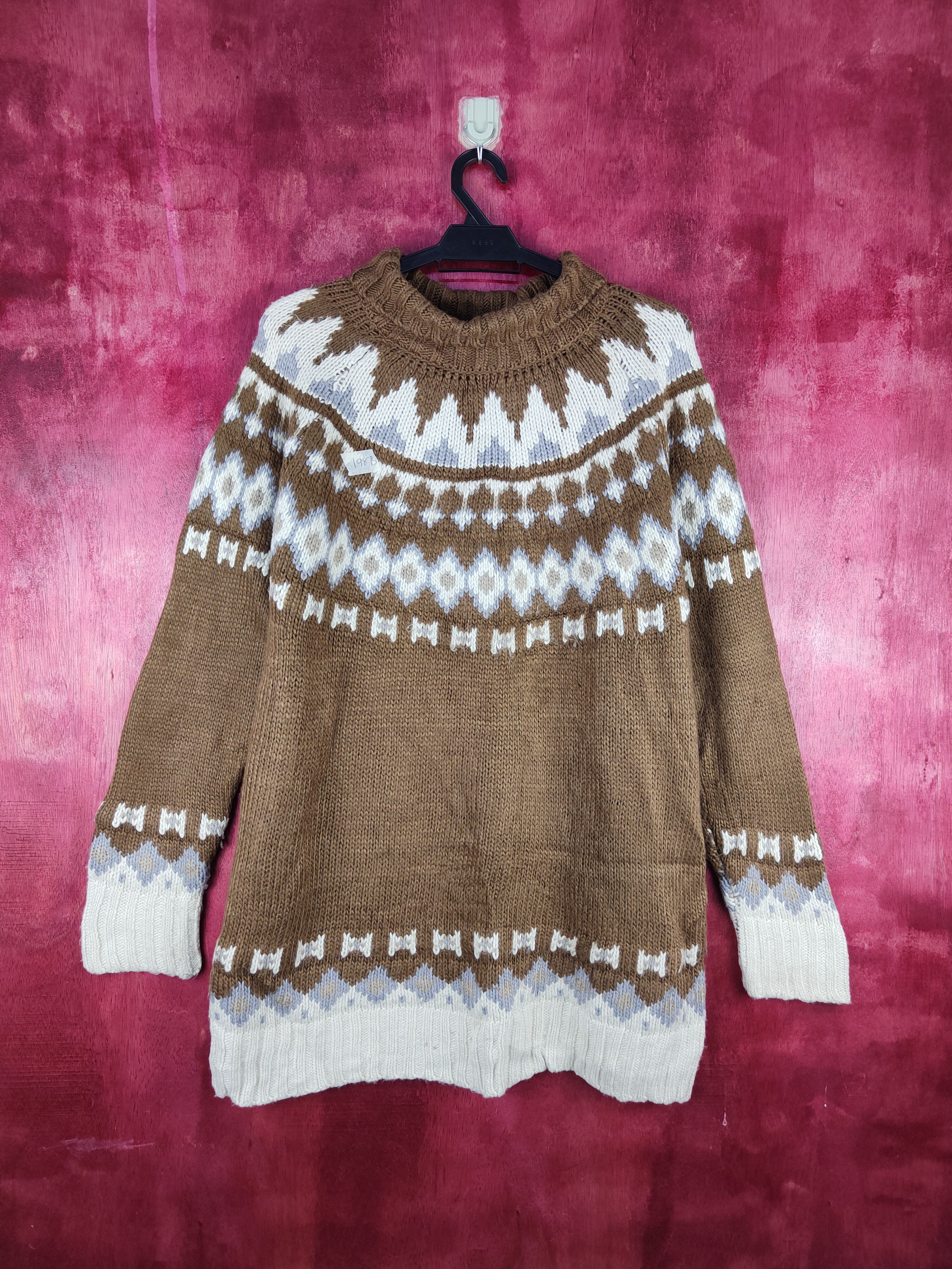 Homespun Knitwear niko and ... Brown Knitwear Sweater #198B Size L / US 10 / IT 46 - 1 Thumbnail